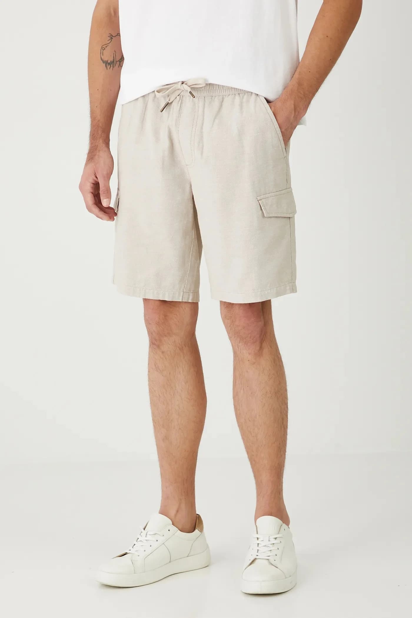 Льняные шорты