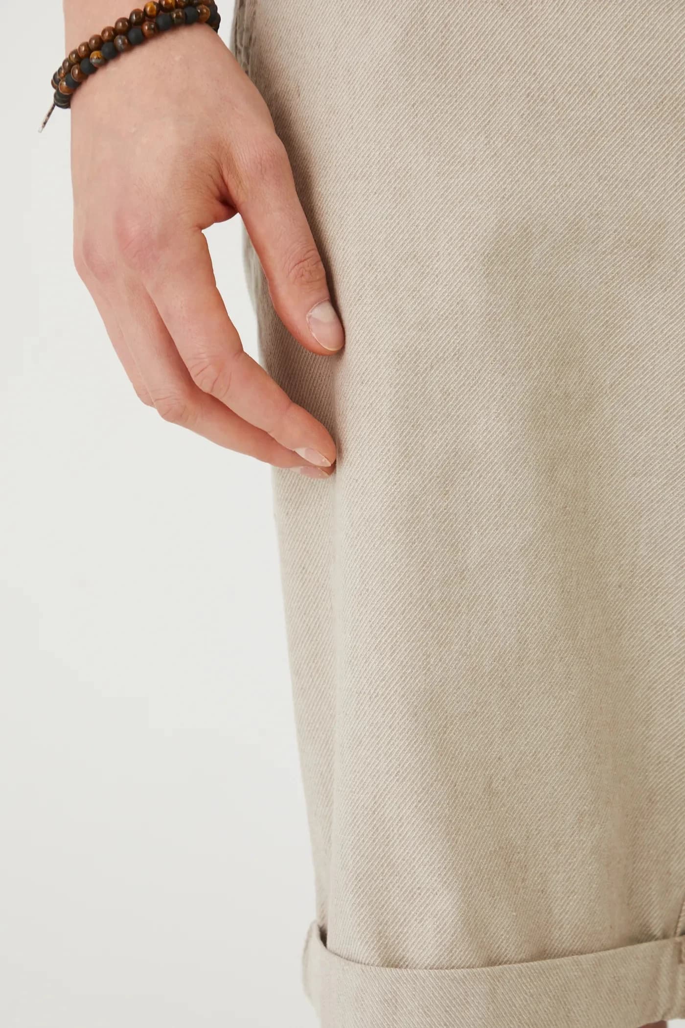 Шорты из смесового льна - фото 5