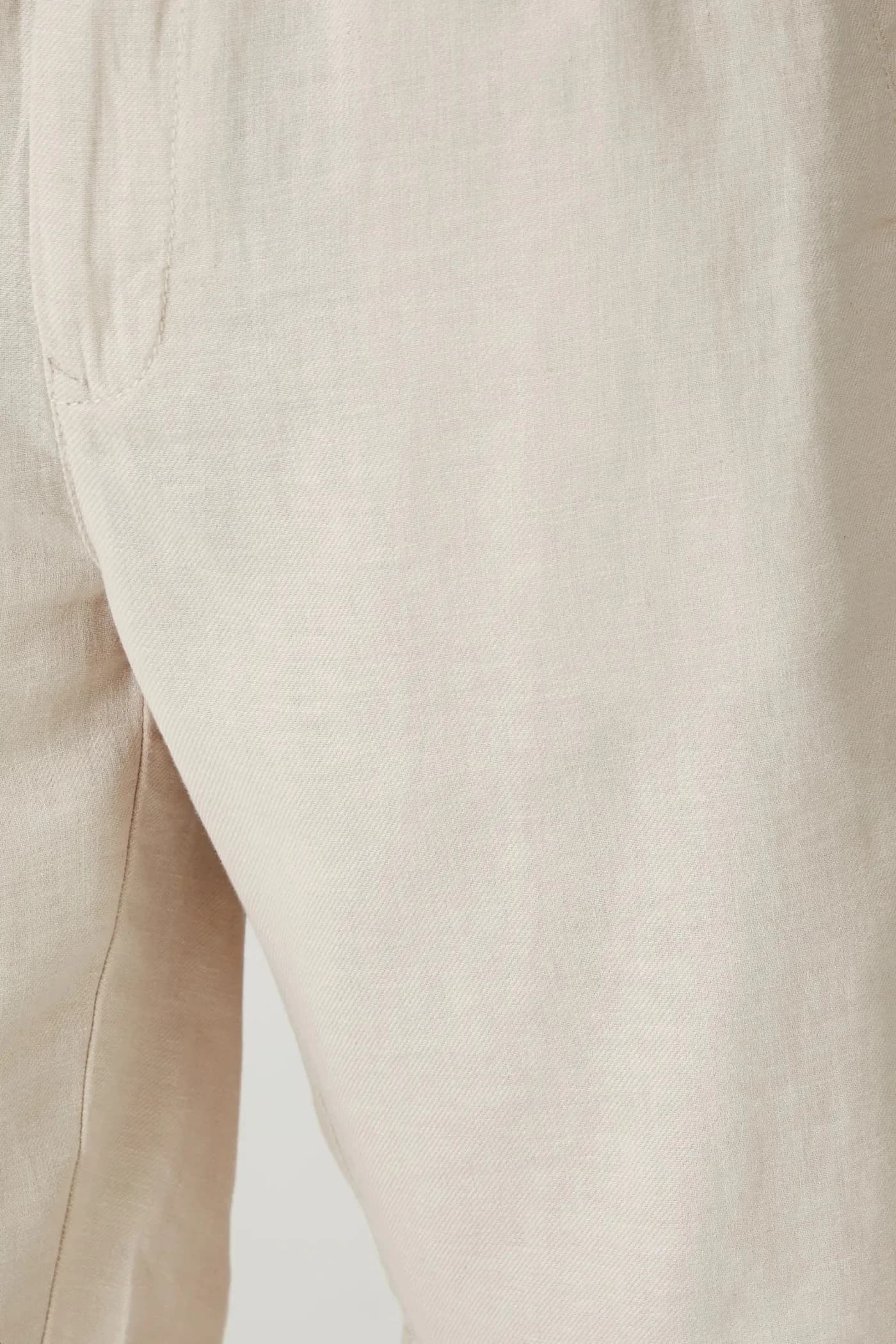 Шорты из смесового льна - фото 4