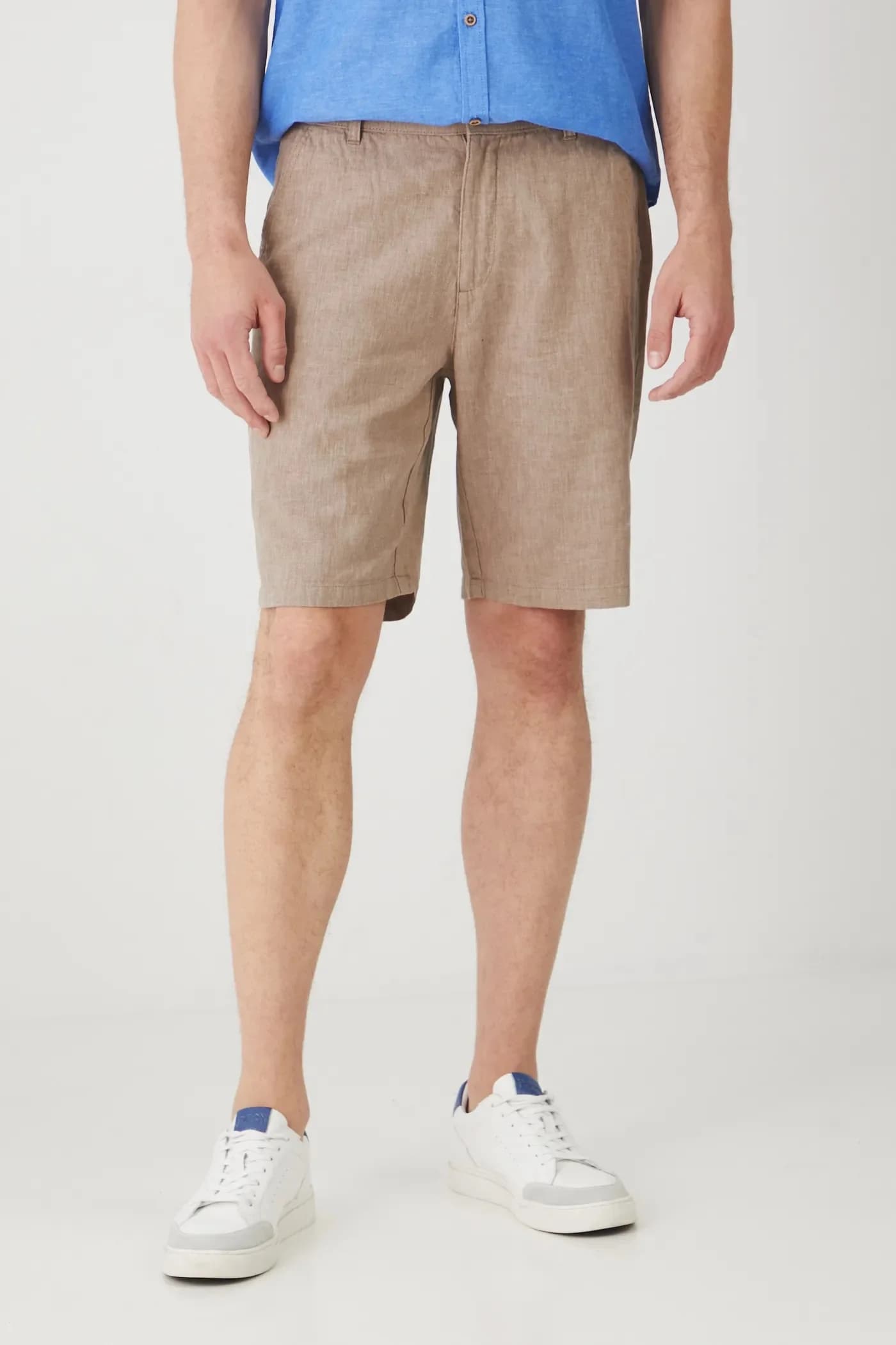 Льняные шорты - фото 2