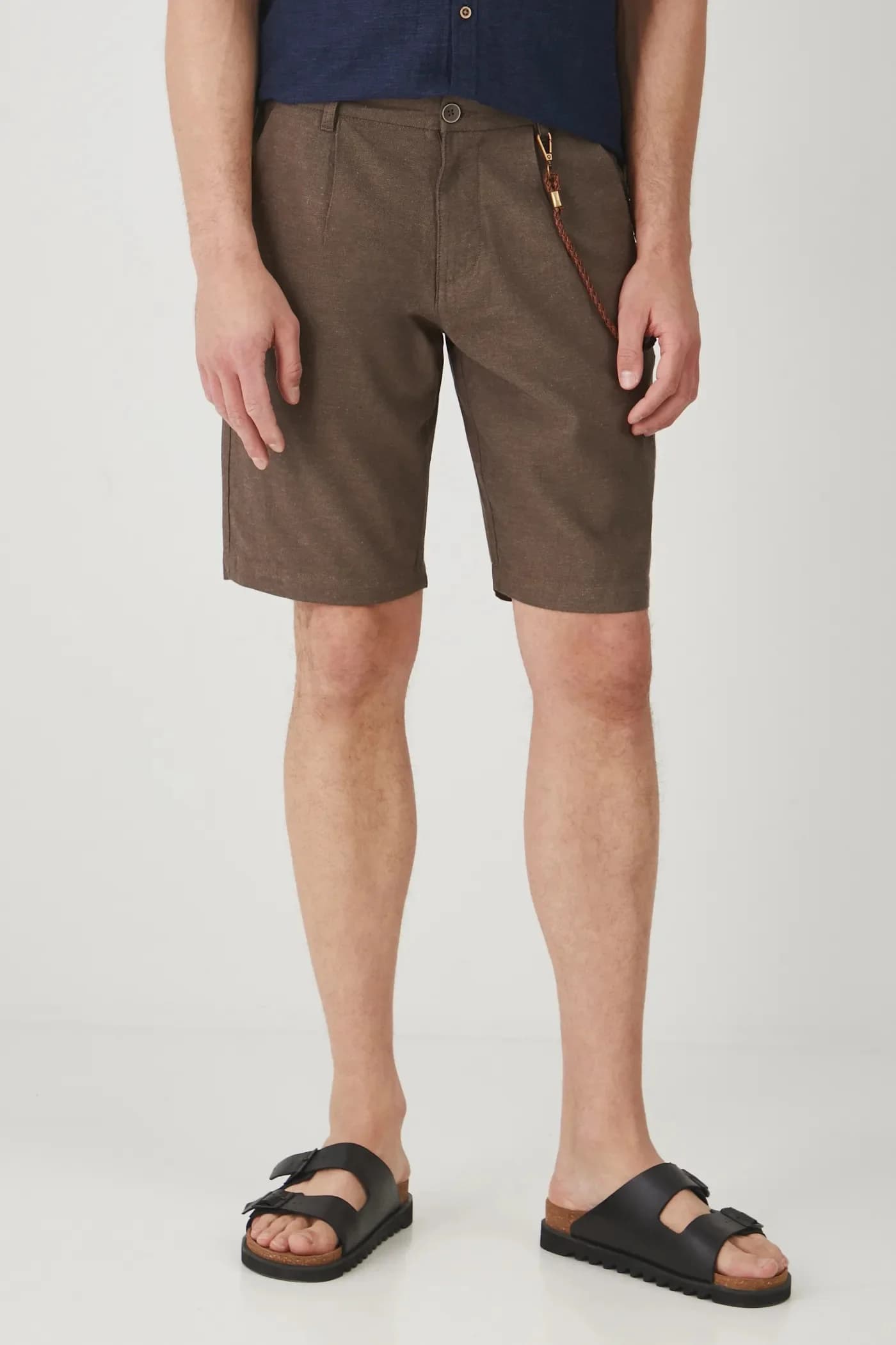 Льняные шорты - фото 2