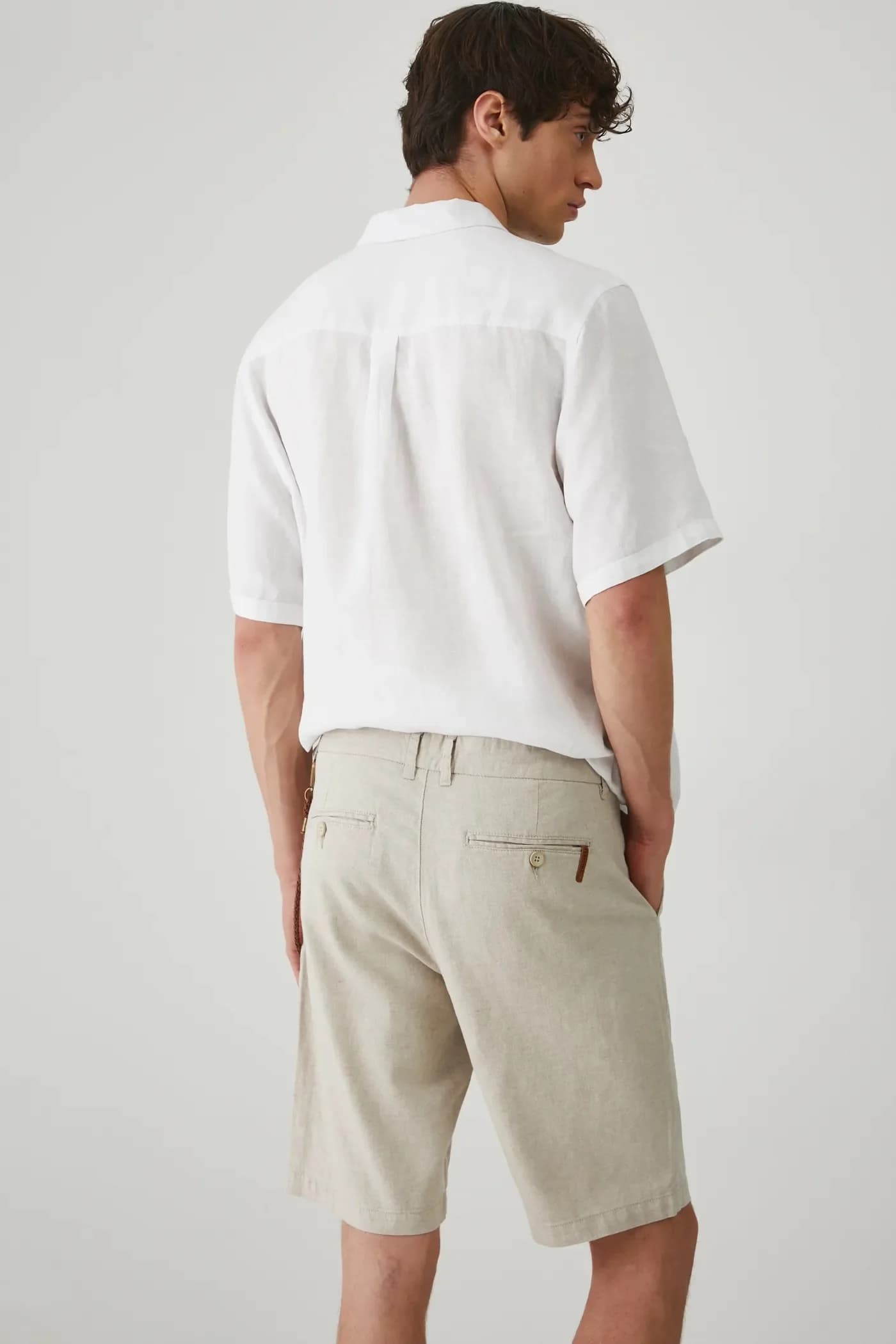 Льняные шорты - фото 3