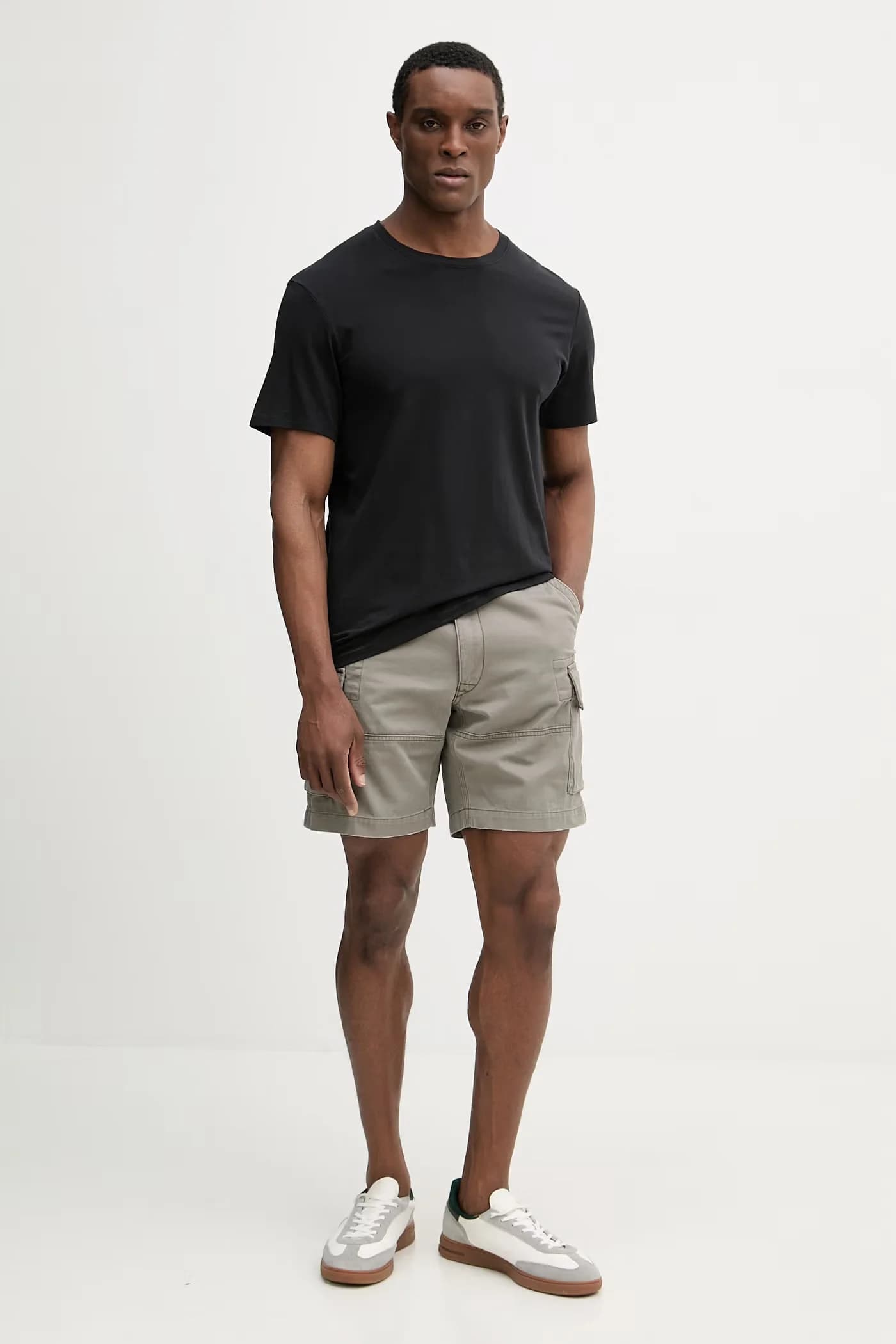 Мужские хлопковые шорты карго - фото 2