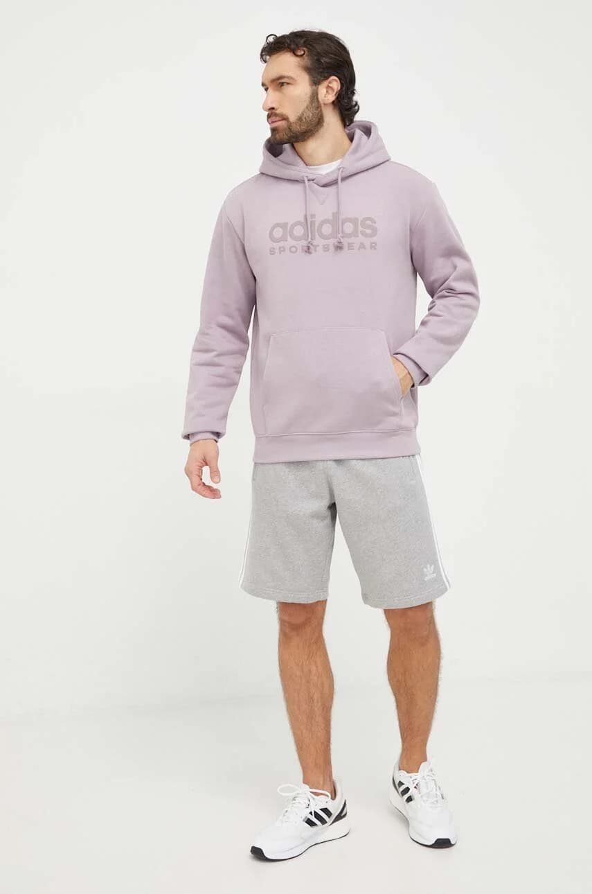 Хлопковые шорты Adicolor с 3 полосками - фото 2