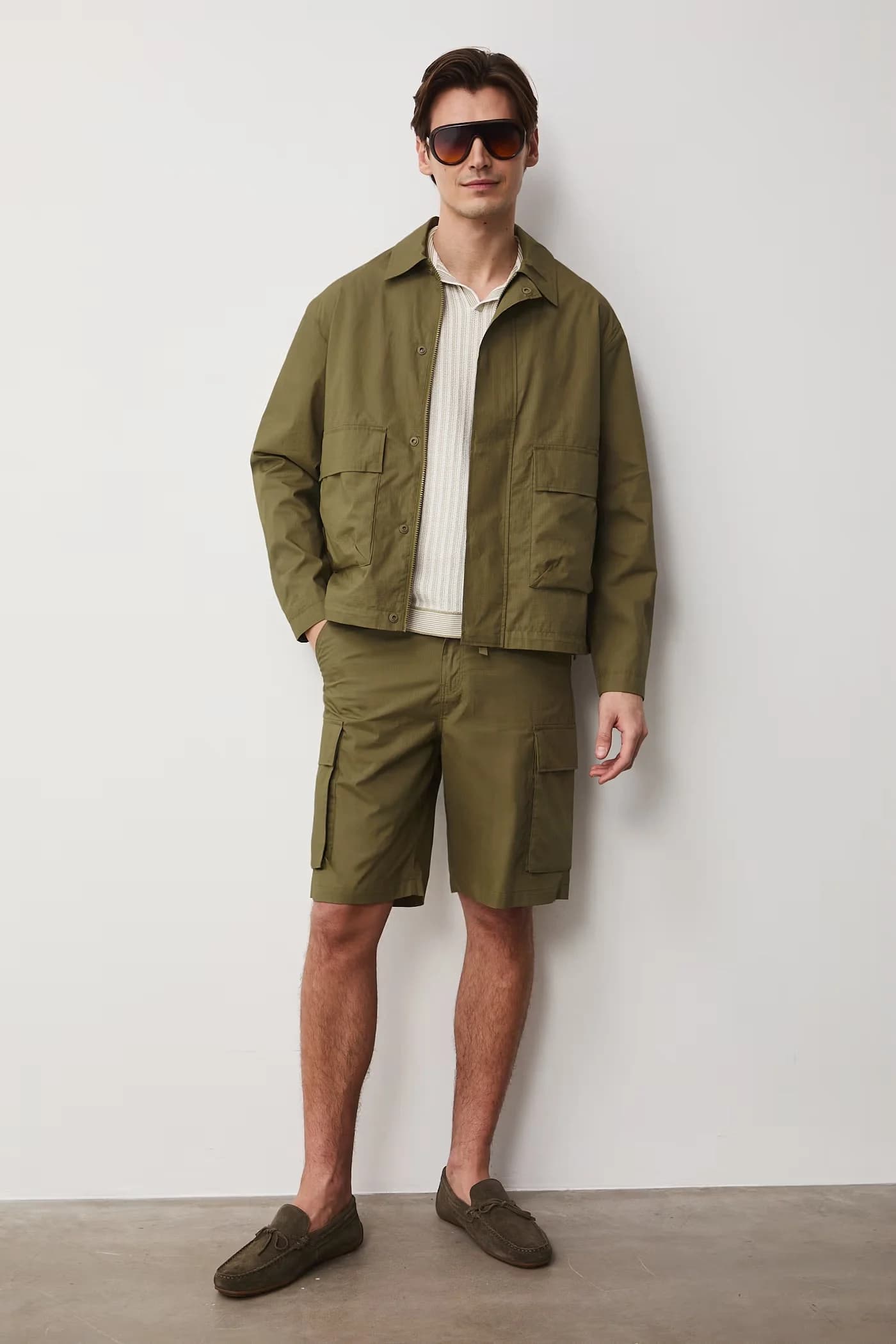 Мужские хлопковые шорты карго