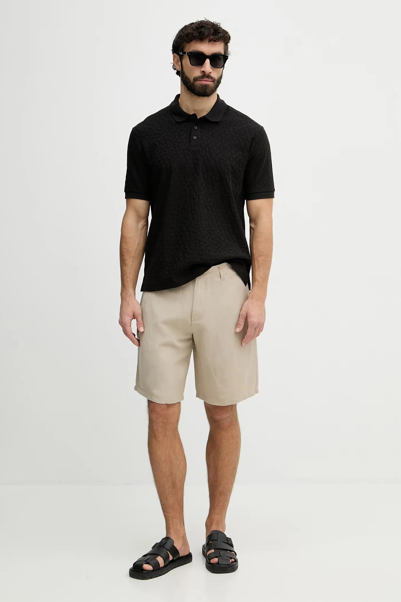 Мужские льняные шорты - фото 2