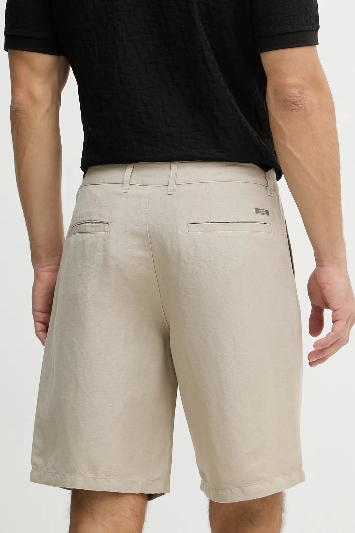 Мужские льняные шорты - фото 3