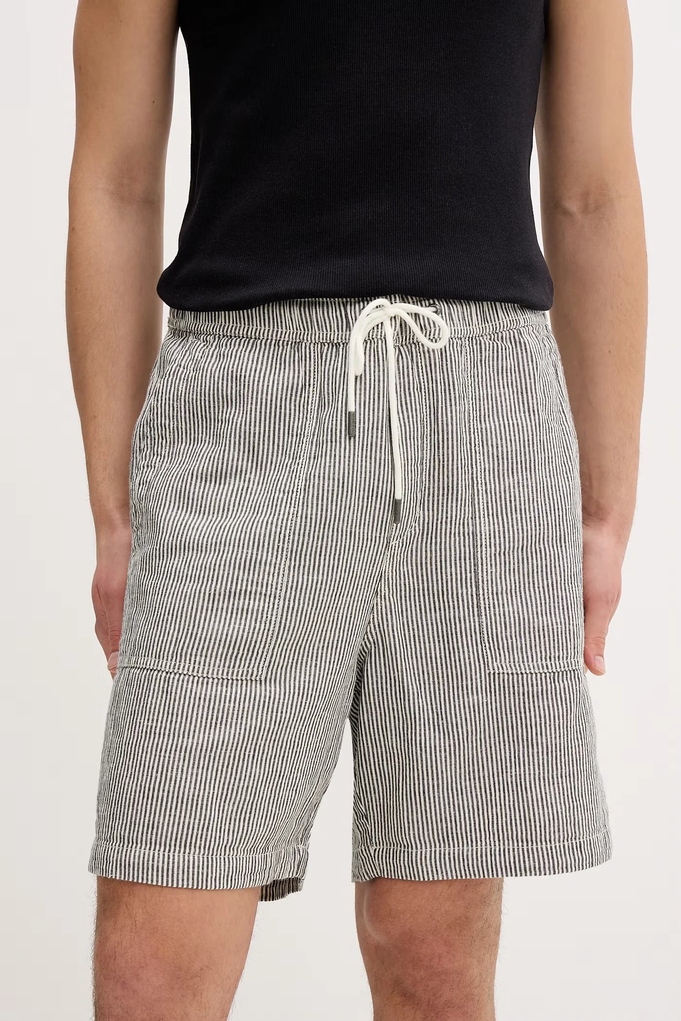 Мужские шорты из смесового льна