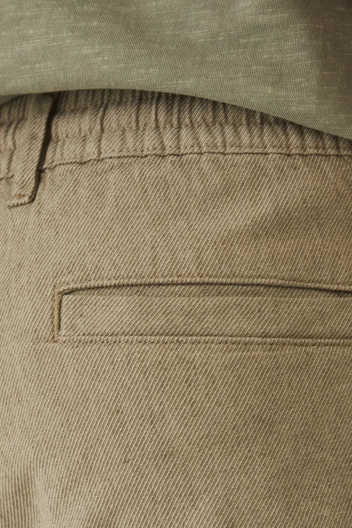 Шорты из смесового льна - фото 4