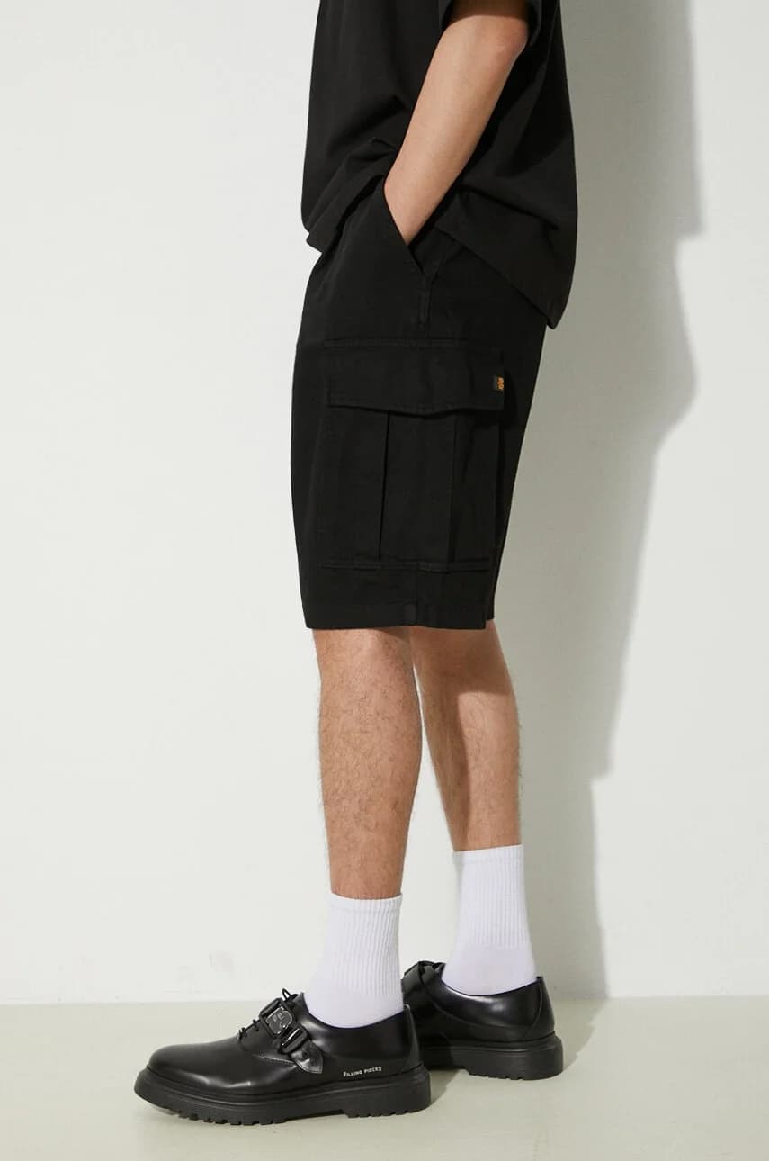 Джинсовые шорты из авиационного хлопка - фото 4