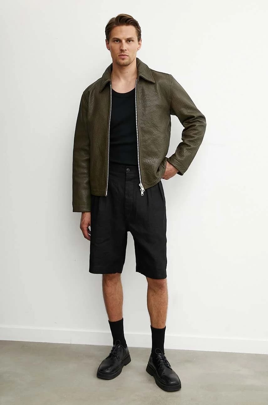 Льняные шорты - фото 2