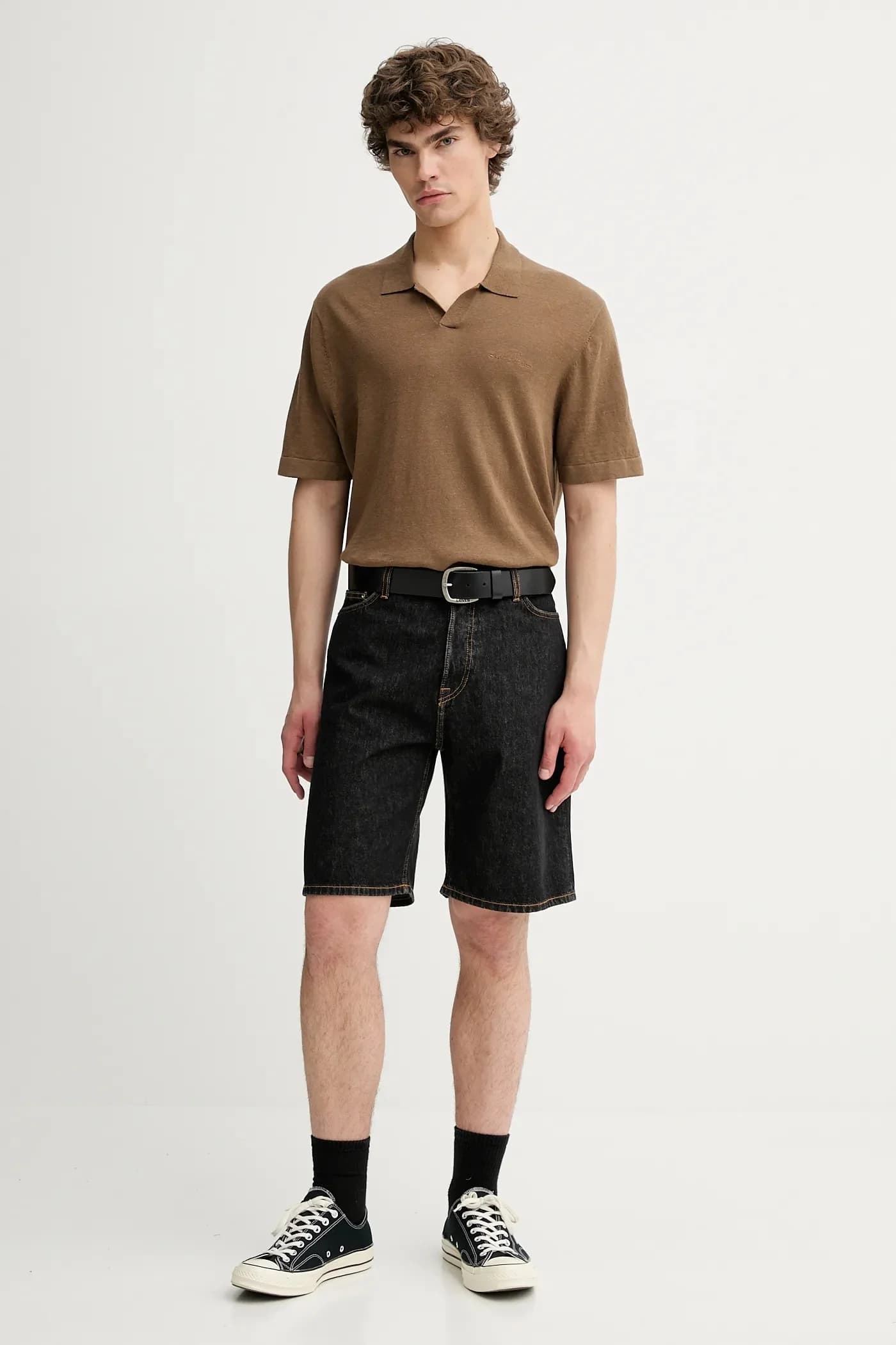 джинсовые шорты SAEDDIE - фото 2