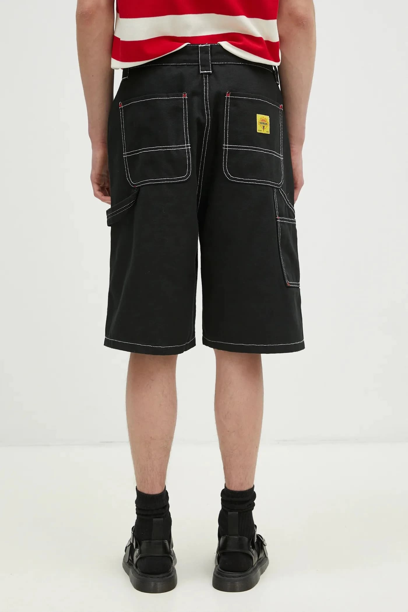 джинсовые шорты Canvas Carpenter Shorts - фото 3