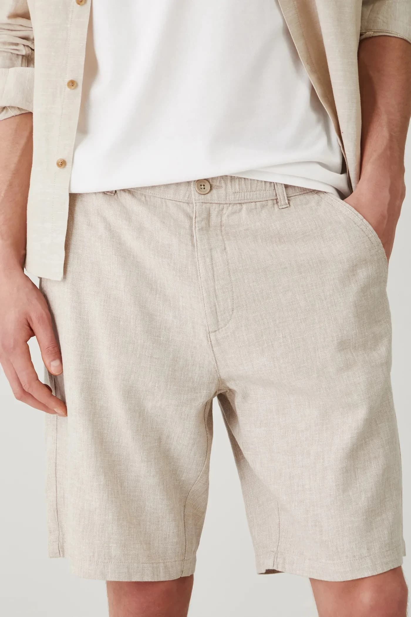 Льняные шорты - фото 2