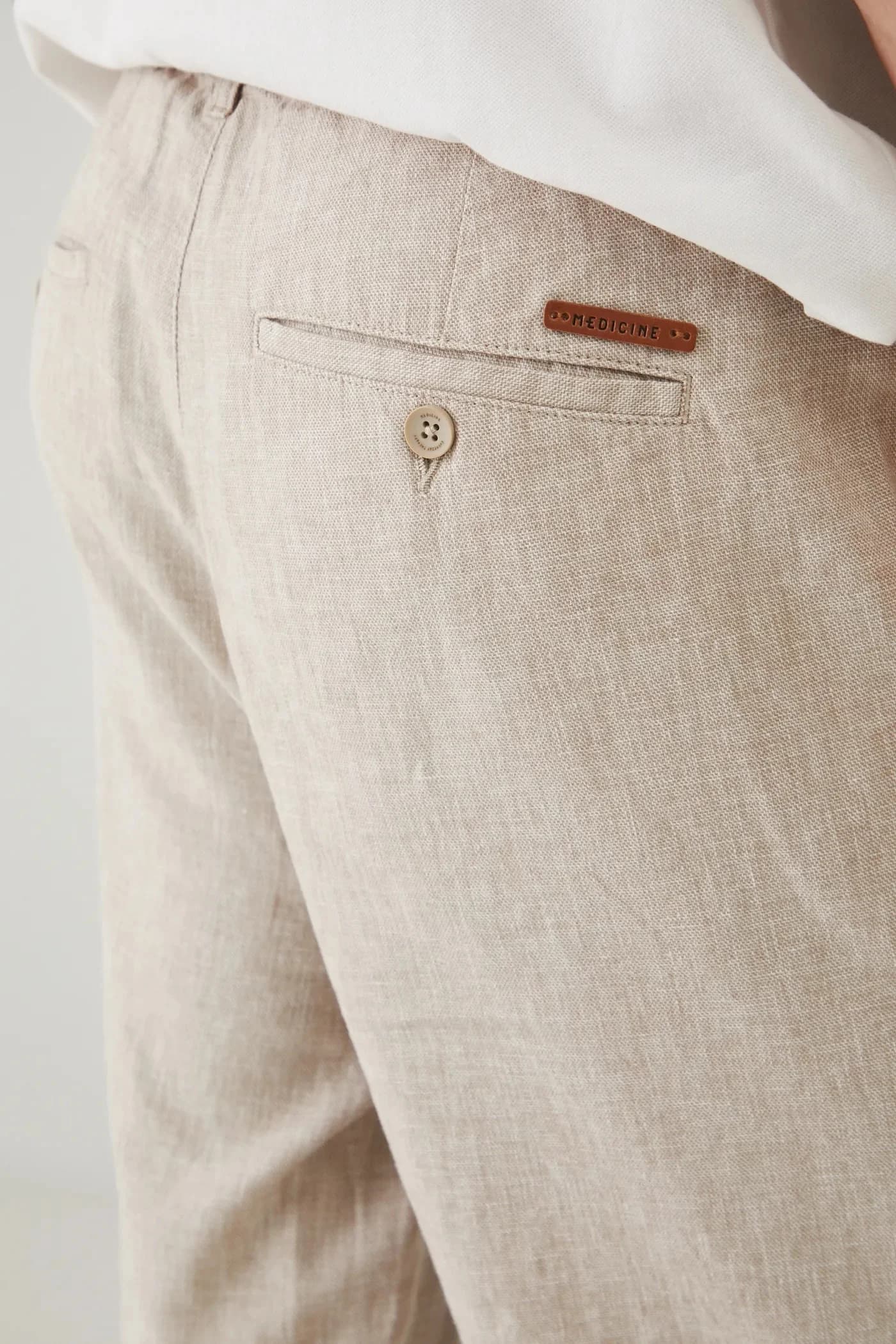 Льняные шорты - фото 4