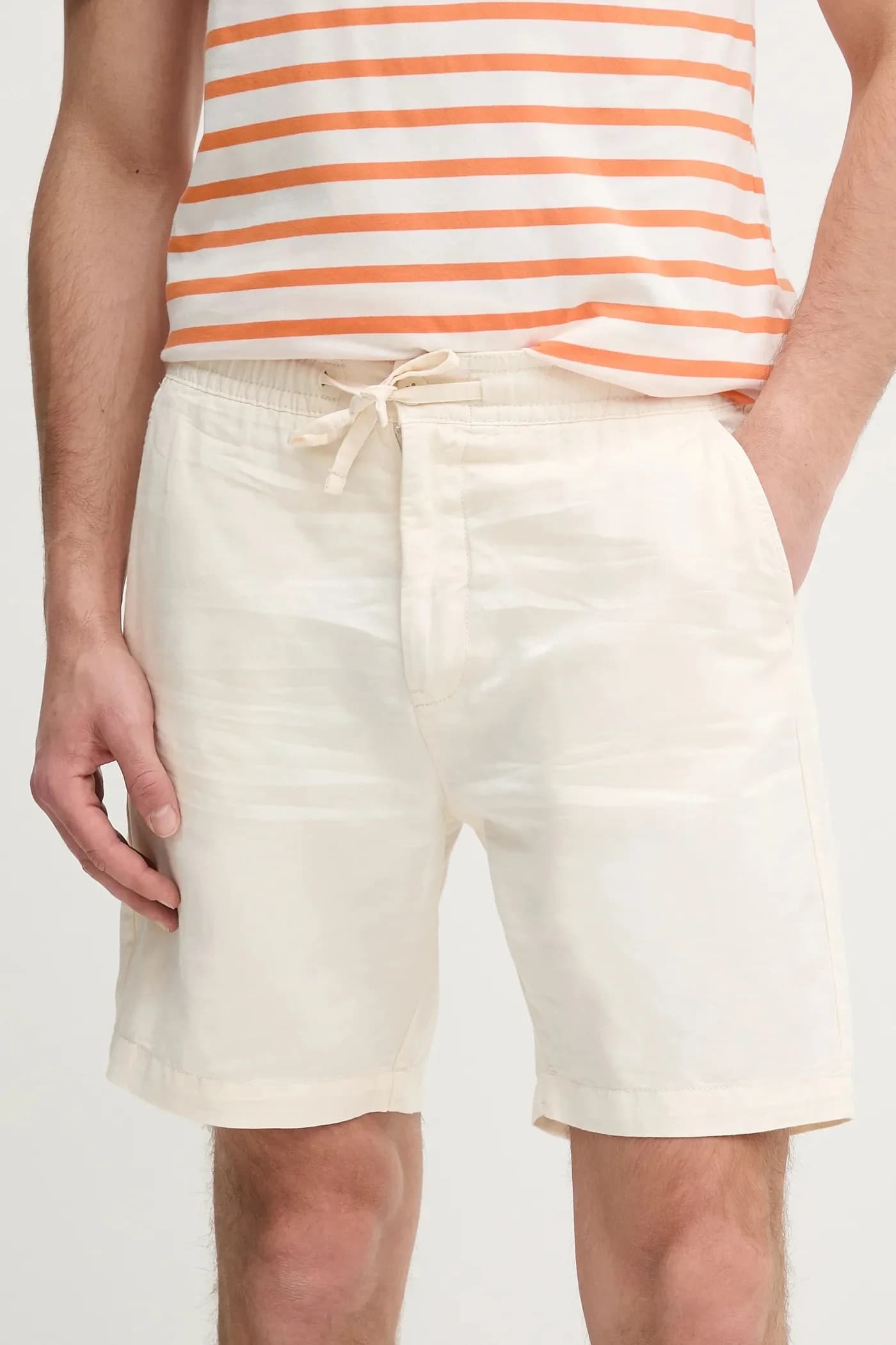 льняные шорты RELAXED LINEN SMART SHORTS