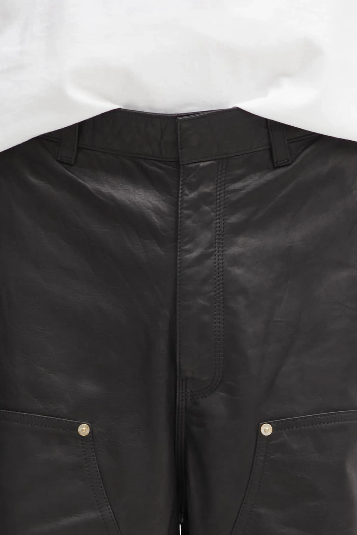 кожаные шорты Ivy - фото 4