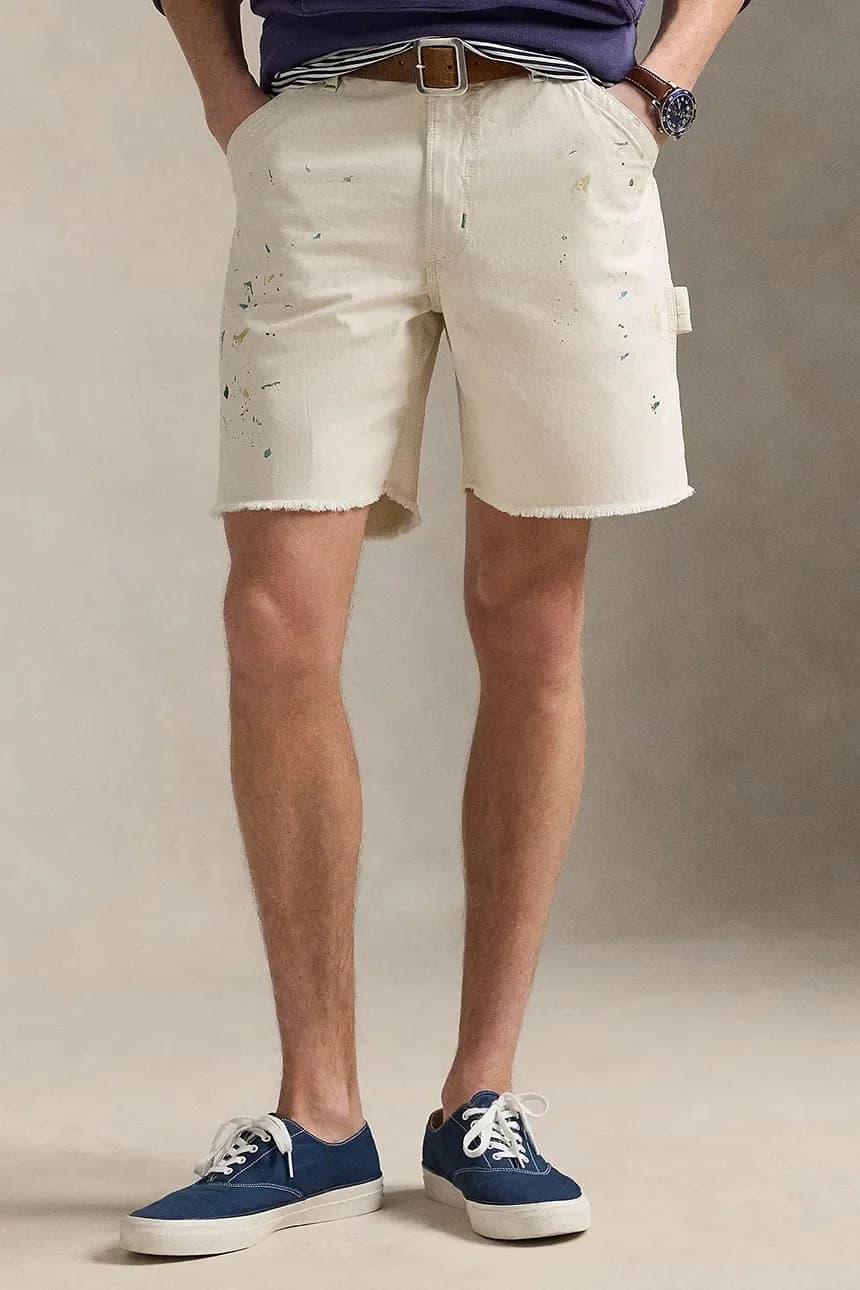 Хлопковые шорты с плоской передней частью - фото 2