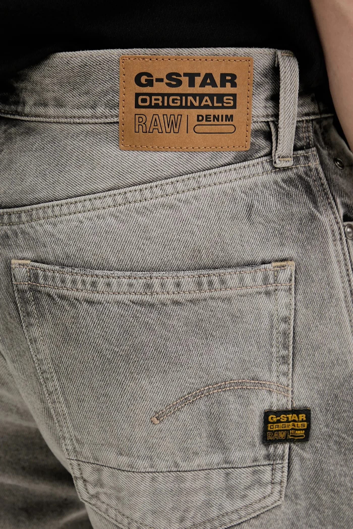 Хлопковые джинсовые шорты - фото 4