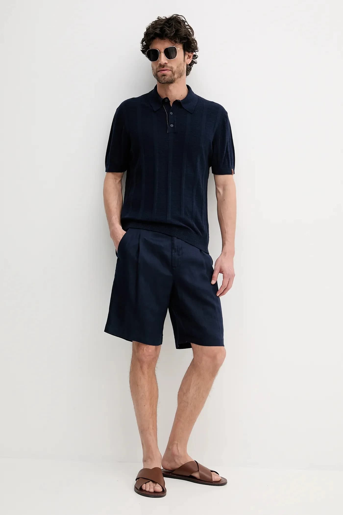 Льняные шорты - фото 2