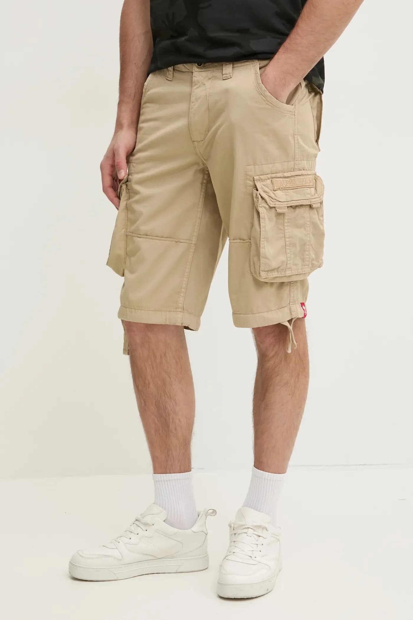 Хлопковые шорты Alpha Industries Jet Short 191200 159