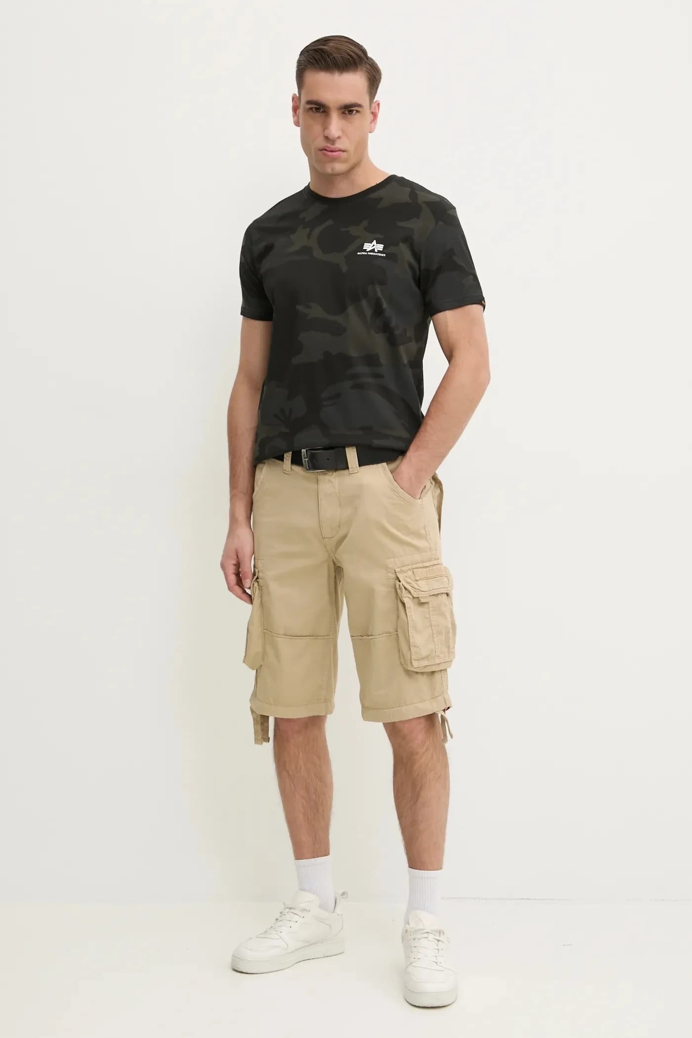 Хлопковые шорты Alpha Industries Jet Short 191200 159 - фото 2