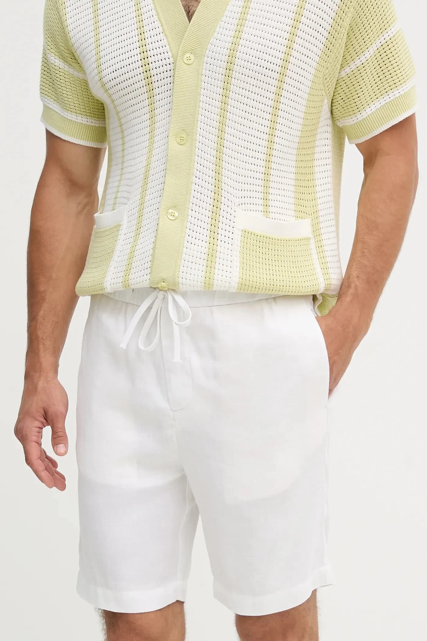 Льняные шорты