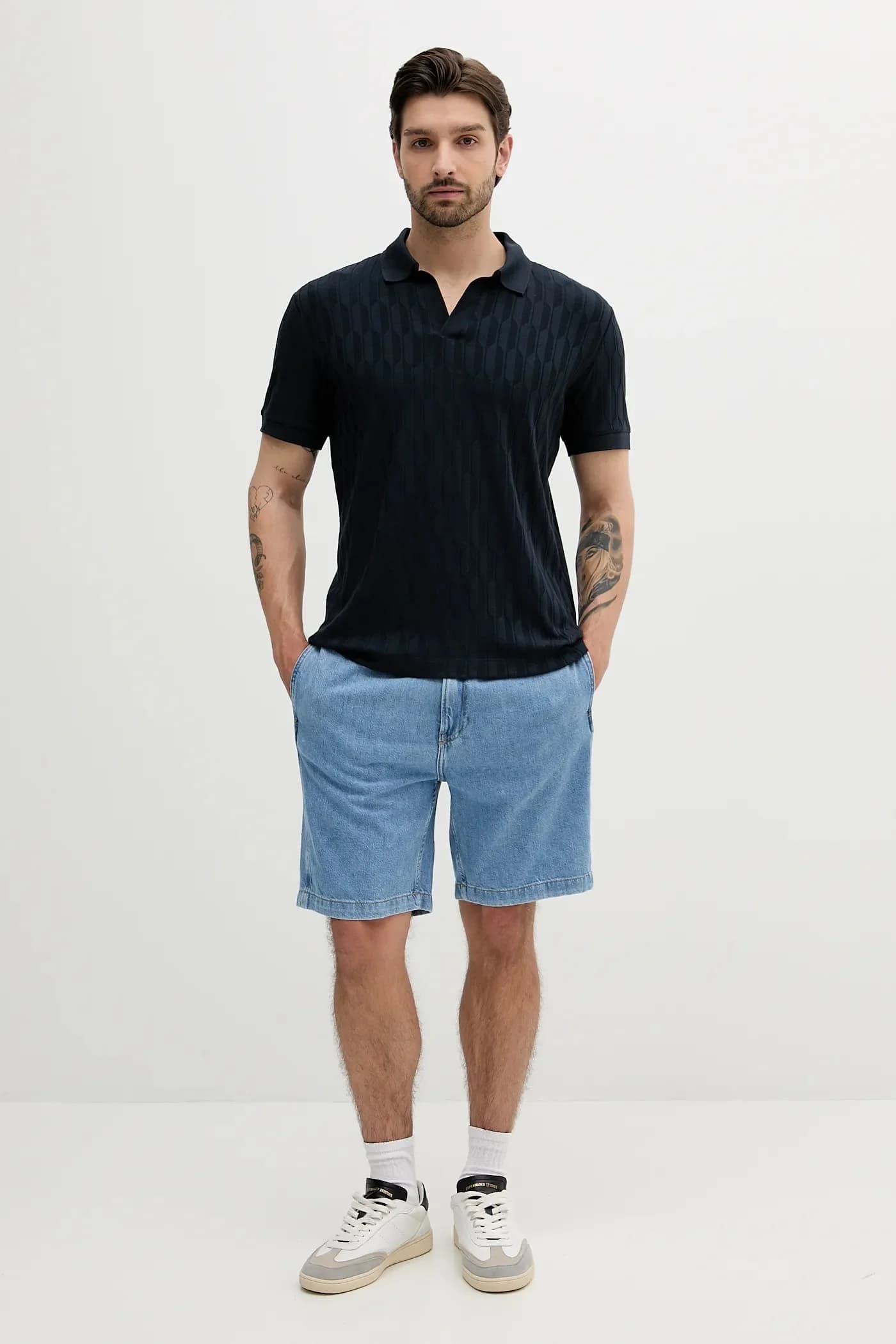 Джинсовые шорты - фото 2