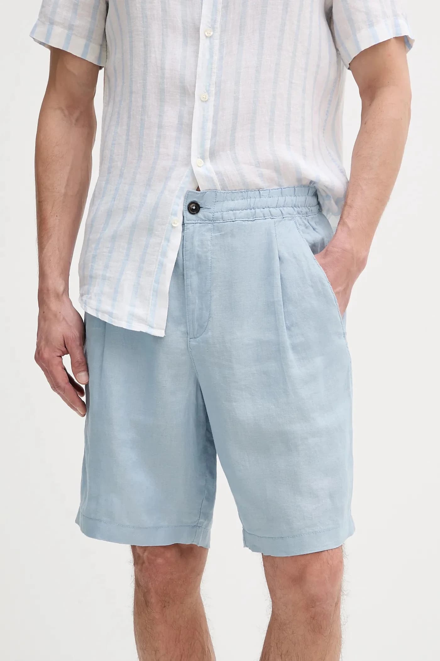 Льняные шорты
