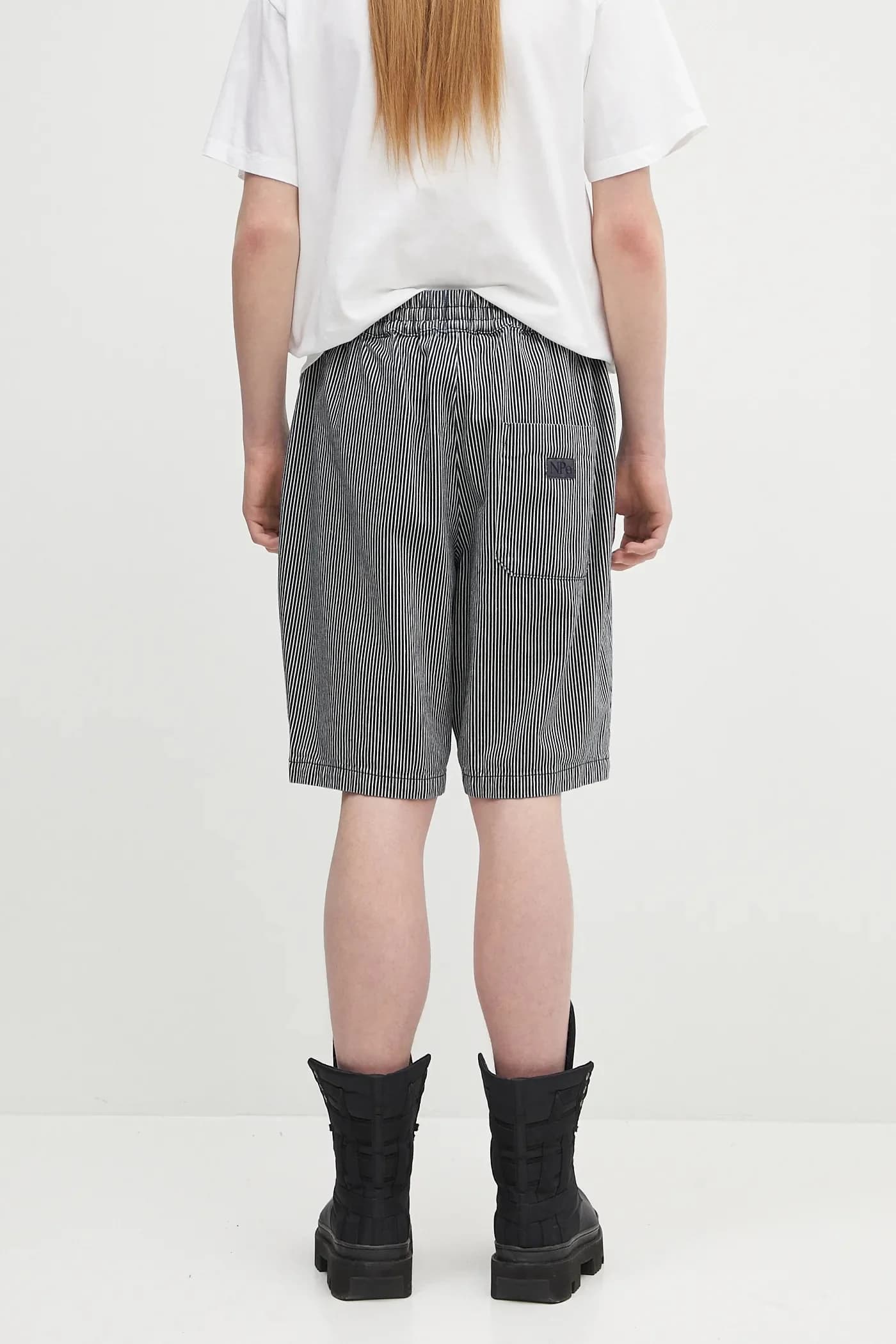 Хлопковые шорты Mini Issueo Work Short - Джинсовый - фото 3