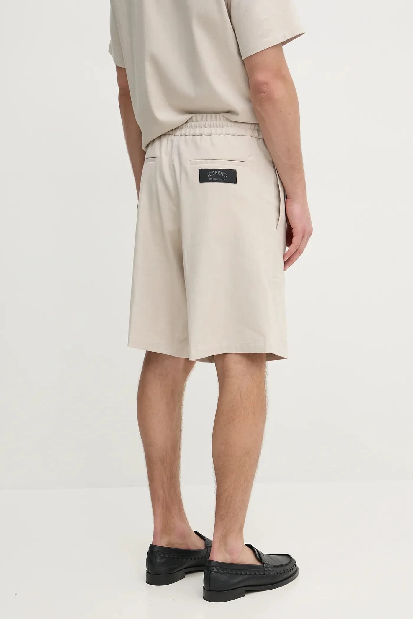 Шорты из смесового льна - фото 3