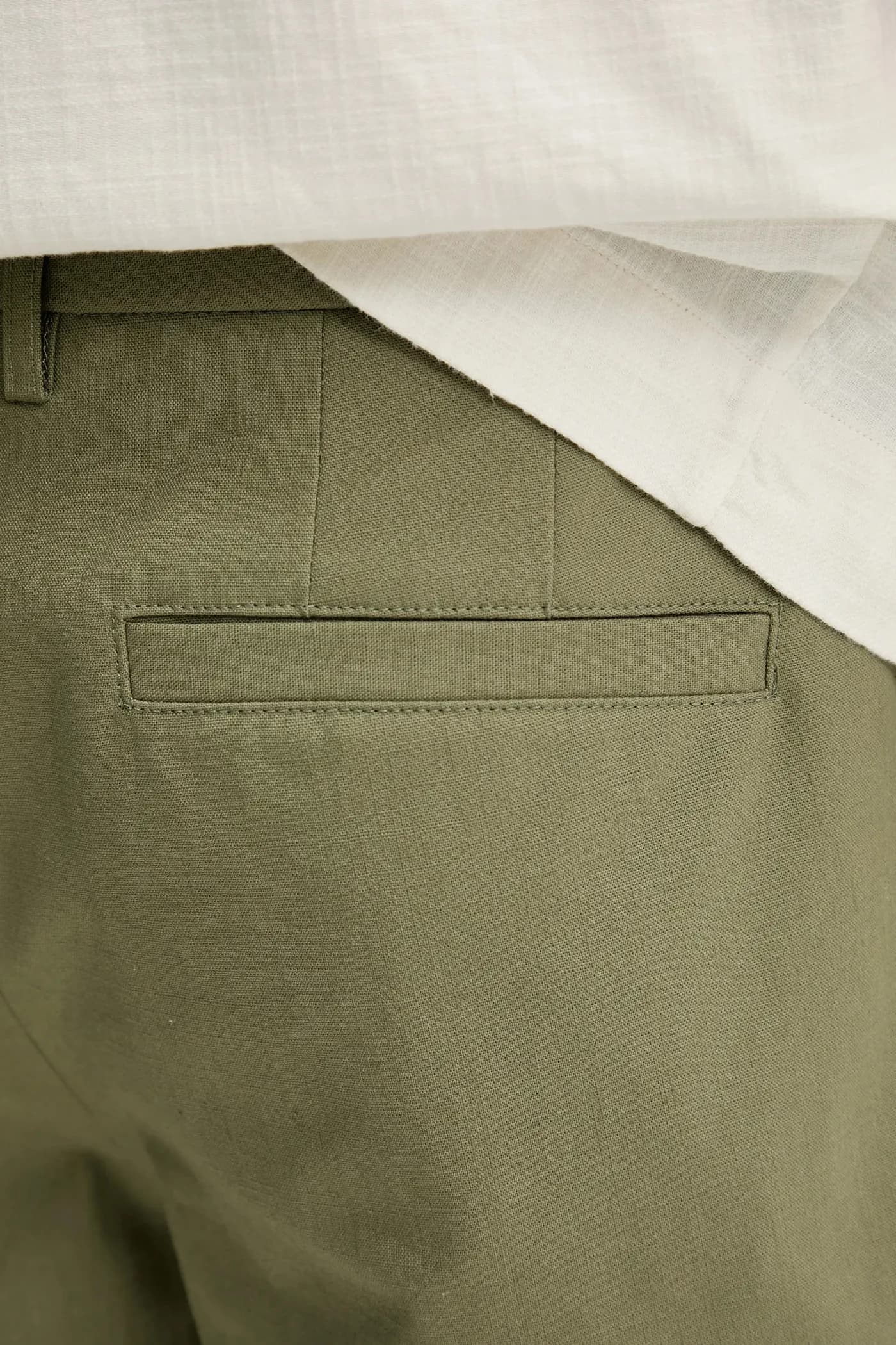 Короткие шорты из хлопка с круглым вырезом - фото 4