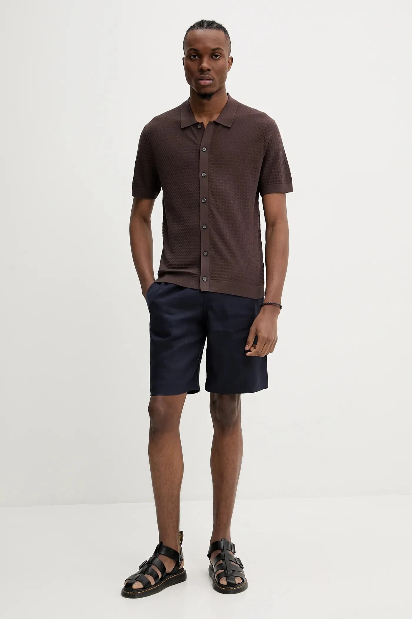 Льняные шорты - фото 2