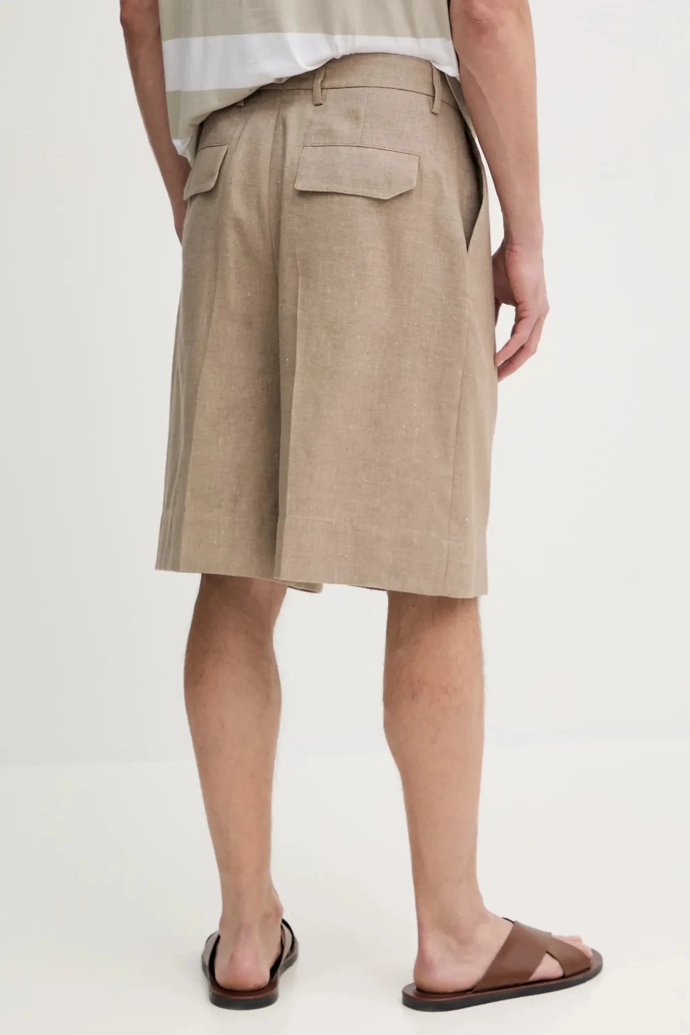 Льняные шорты - фото 3