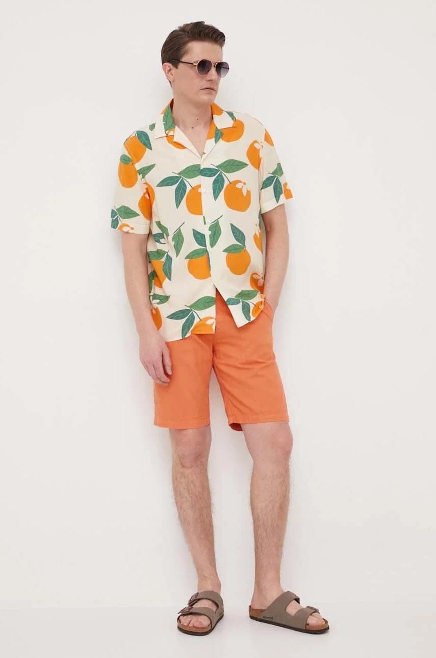 шорты Arkin из смесового льна - фото 2