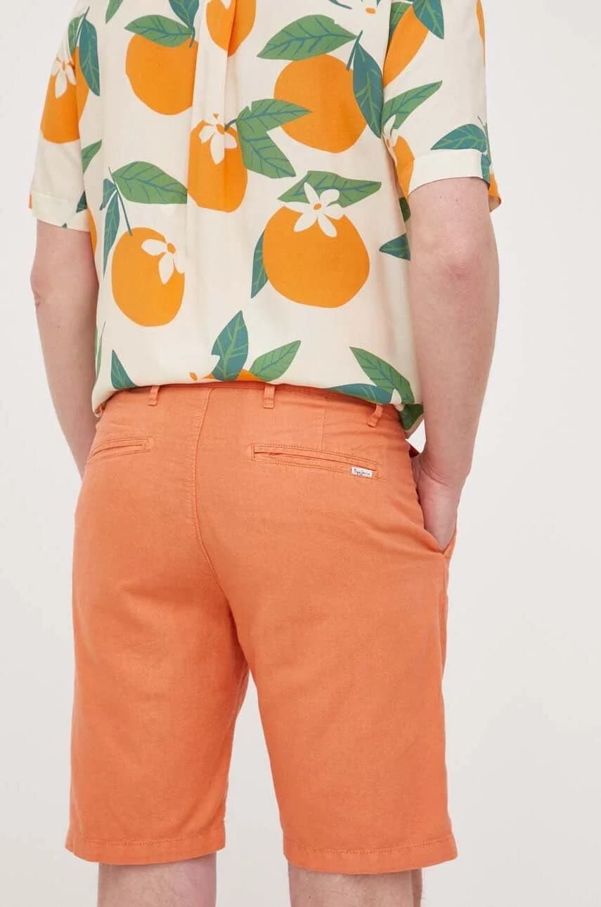 шорты Arkin из смесового льна - фото 3