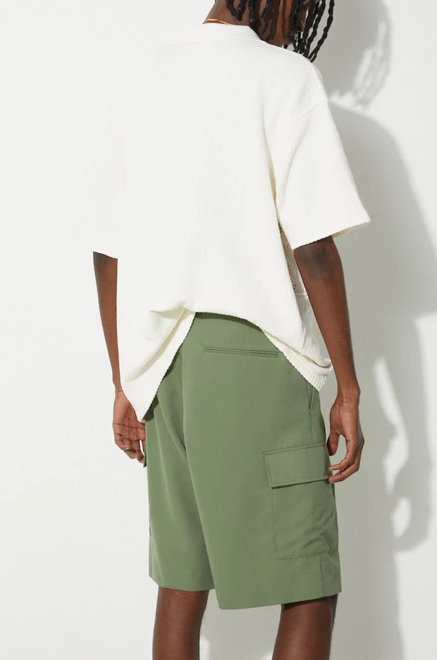 шорты Le Short Cargo Laine из смесовой шерсти - фото 3