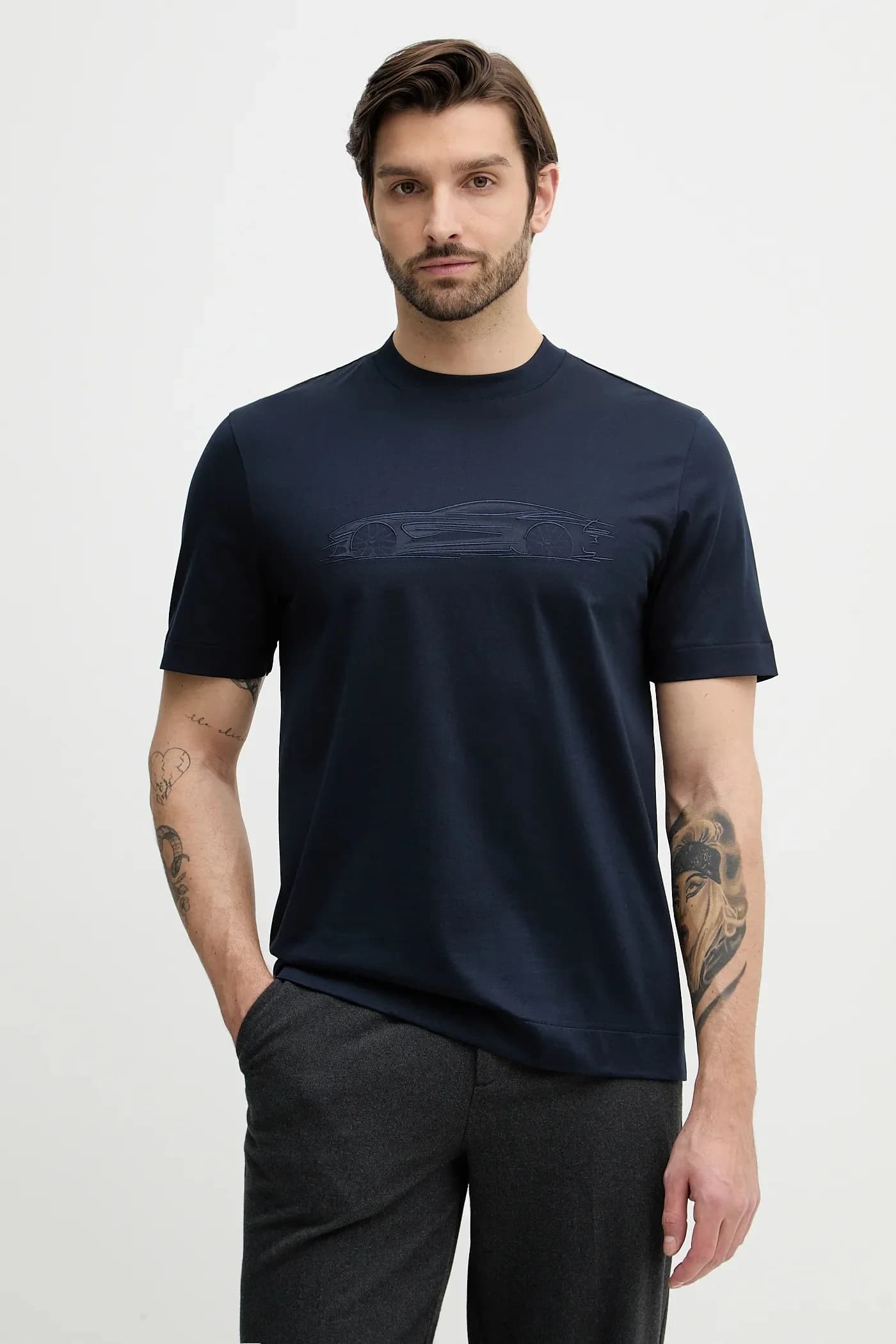 Хлопковая футболка C-Taut 242_AM