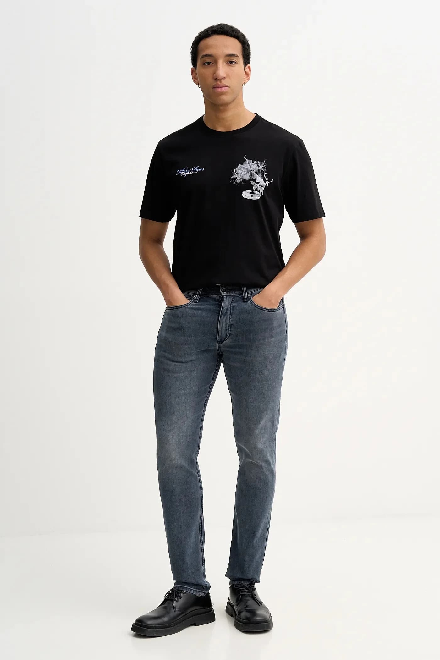 Хлопковая футболка Grammphone - фото 2