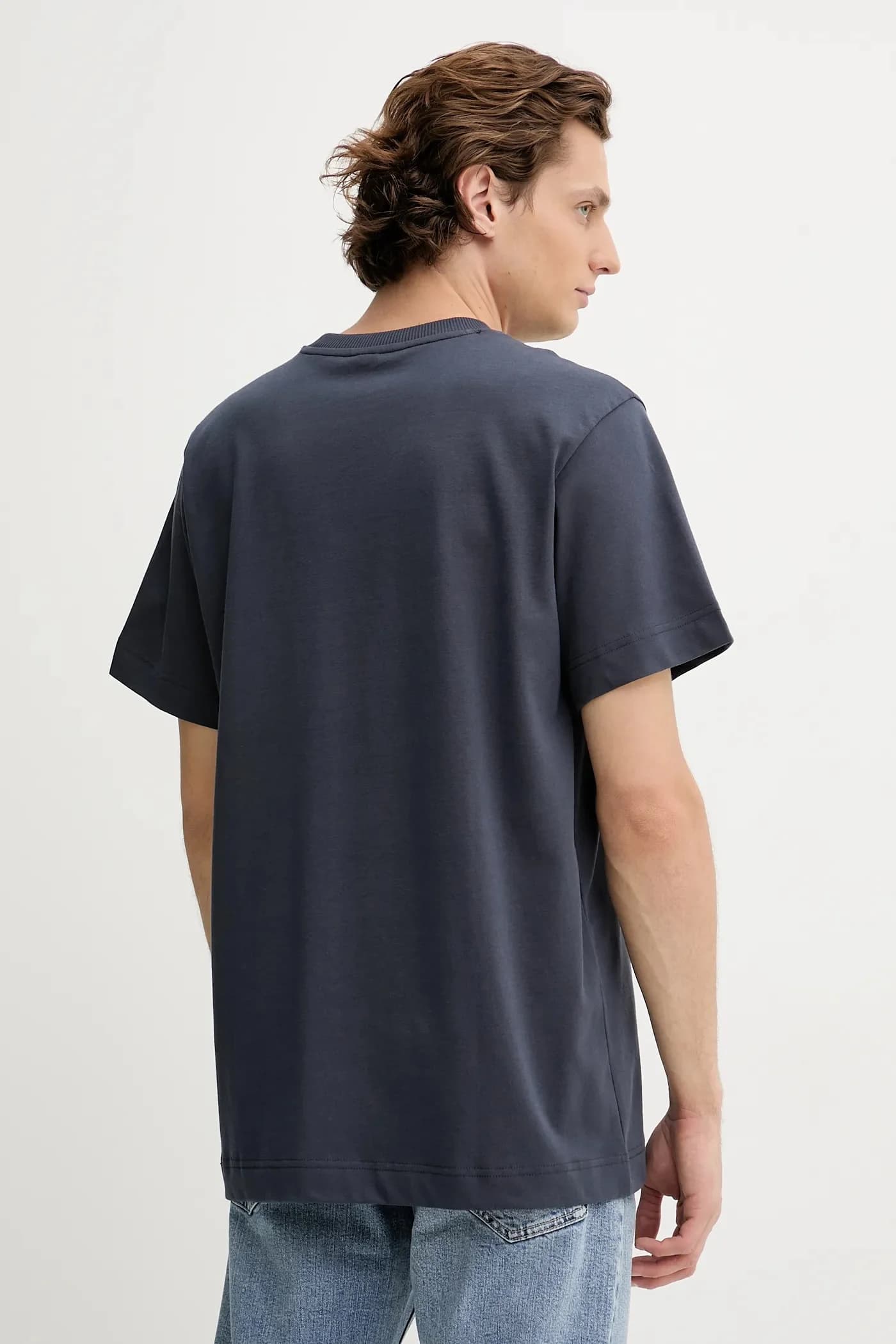 Свободная хлопковая футболка Raw Essential - фото 3