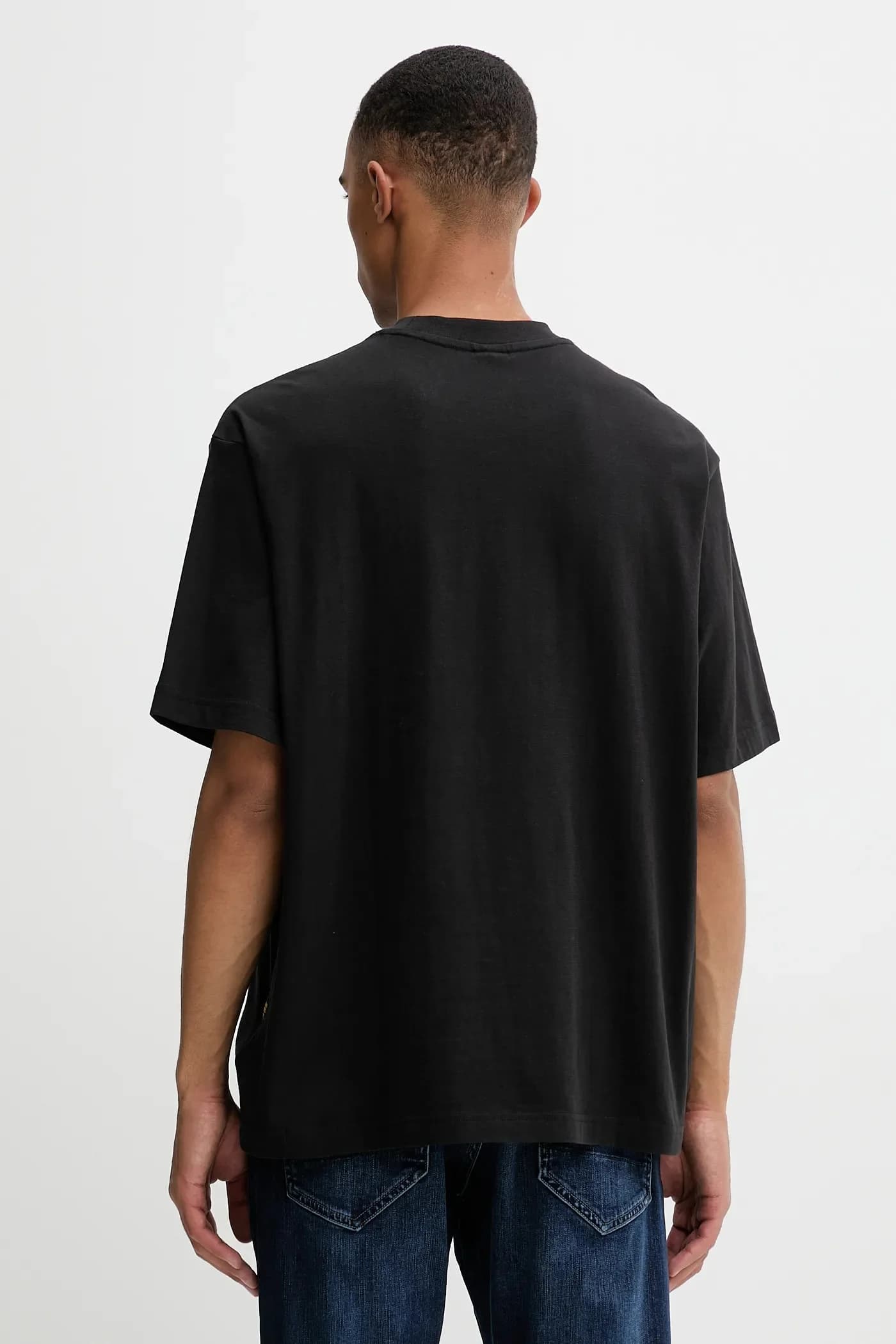 Хлопковая футболка свободного кроя - фото 3