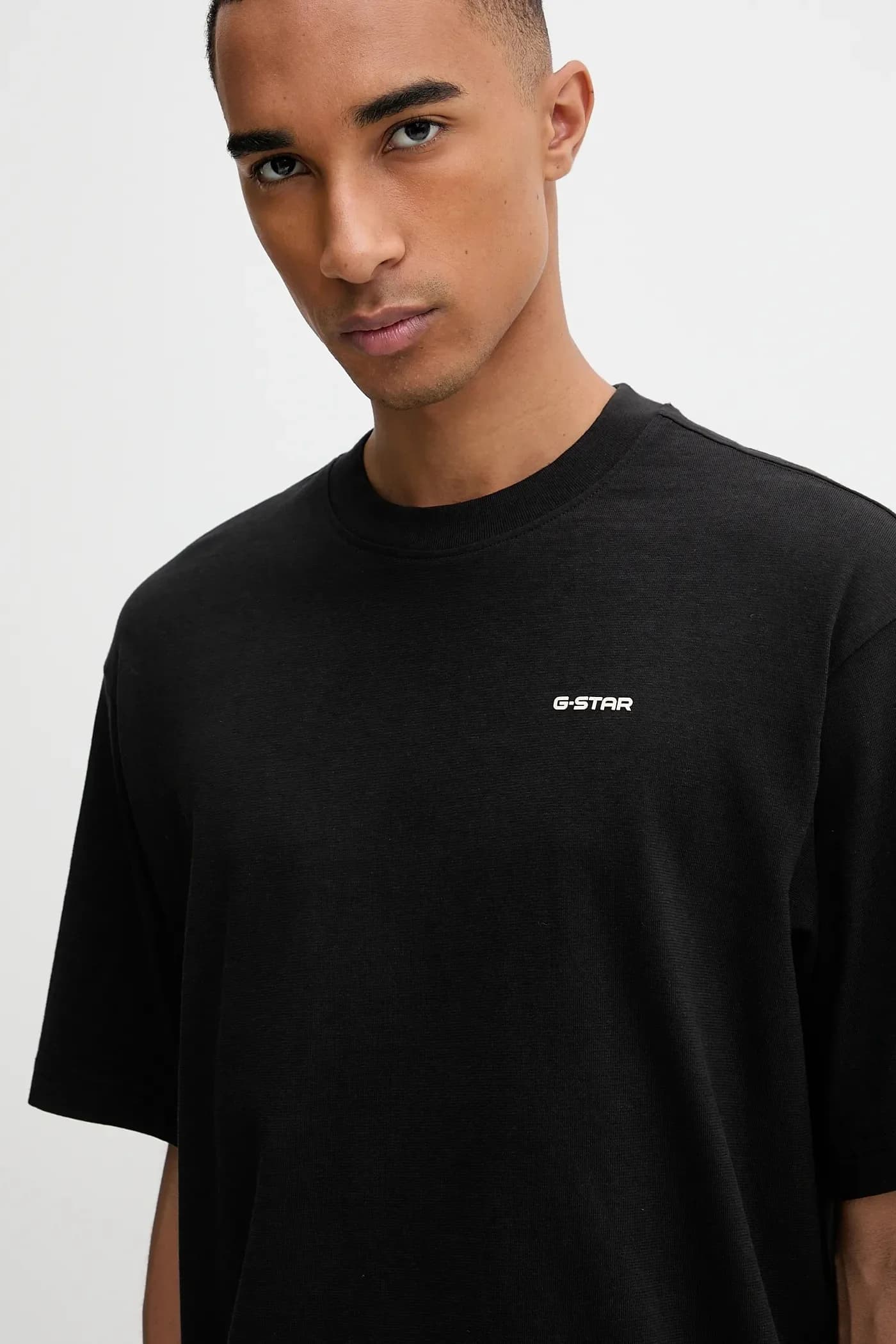 Хлопковая футболка свободного кроя - фото 4