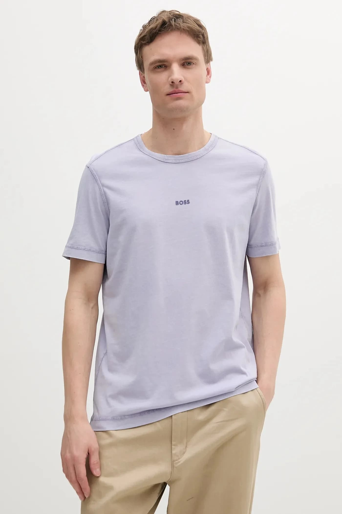 Хлопковая футболка BOSS Orange