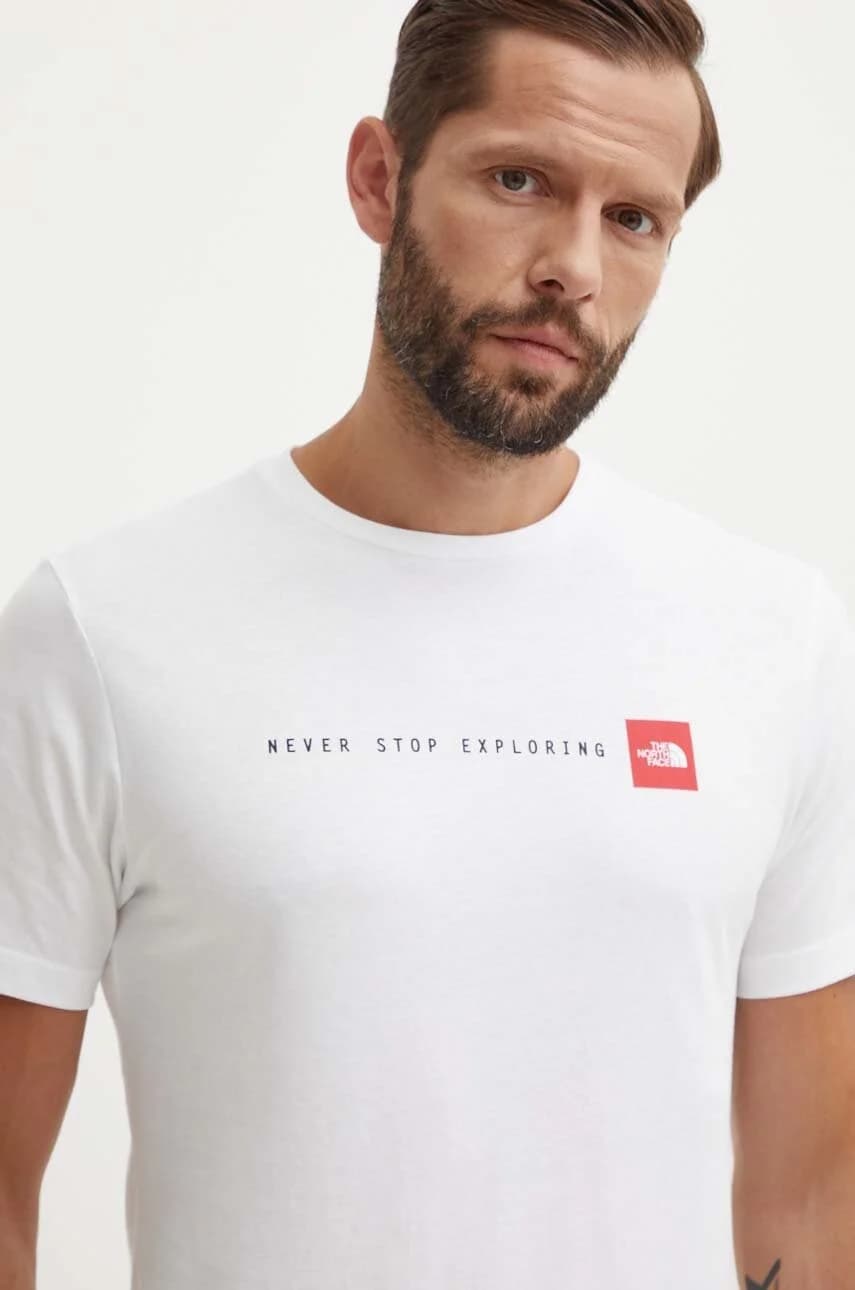 Хлопковая футболка M S/S Футболка Never Stop Exploring - фото 4