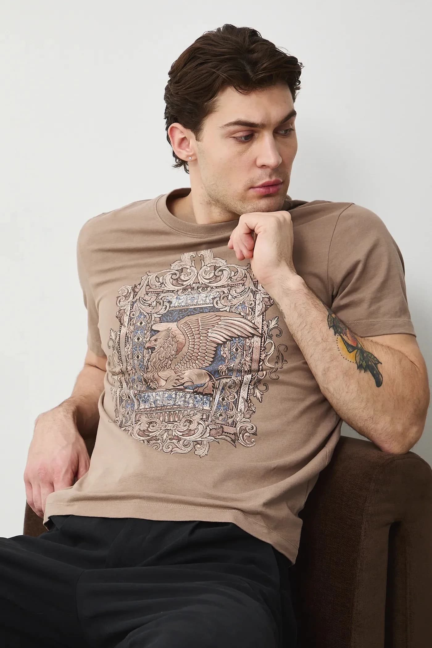 Хлопковая футболка - фото 4