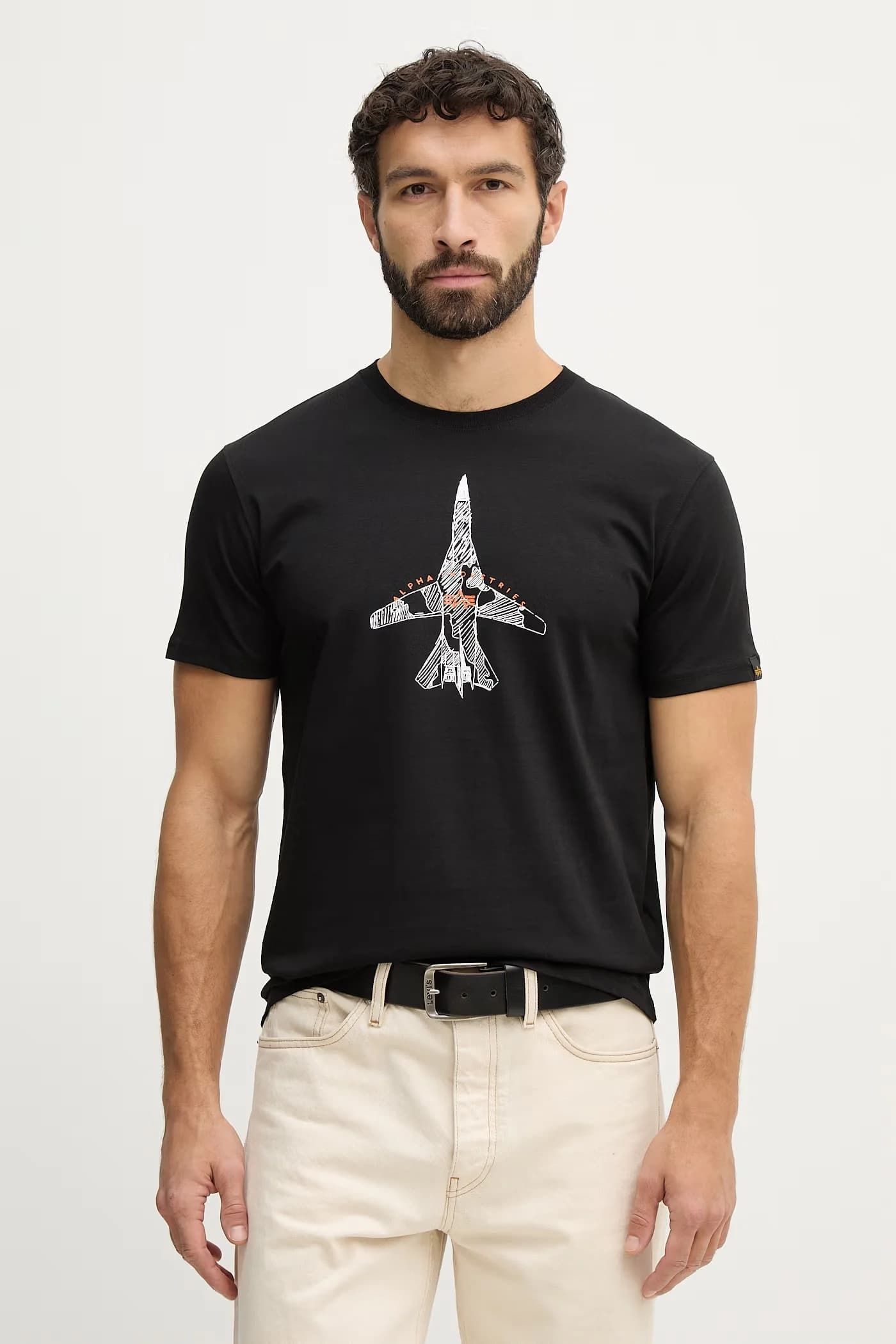 Хлопковая футболка Air Force Sketch