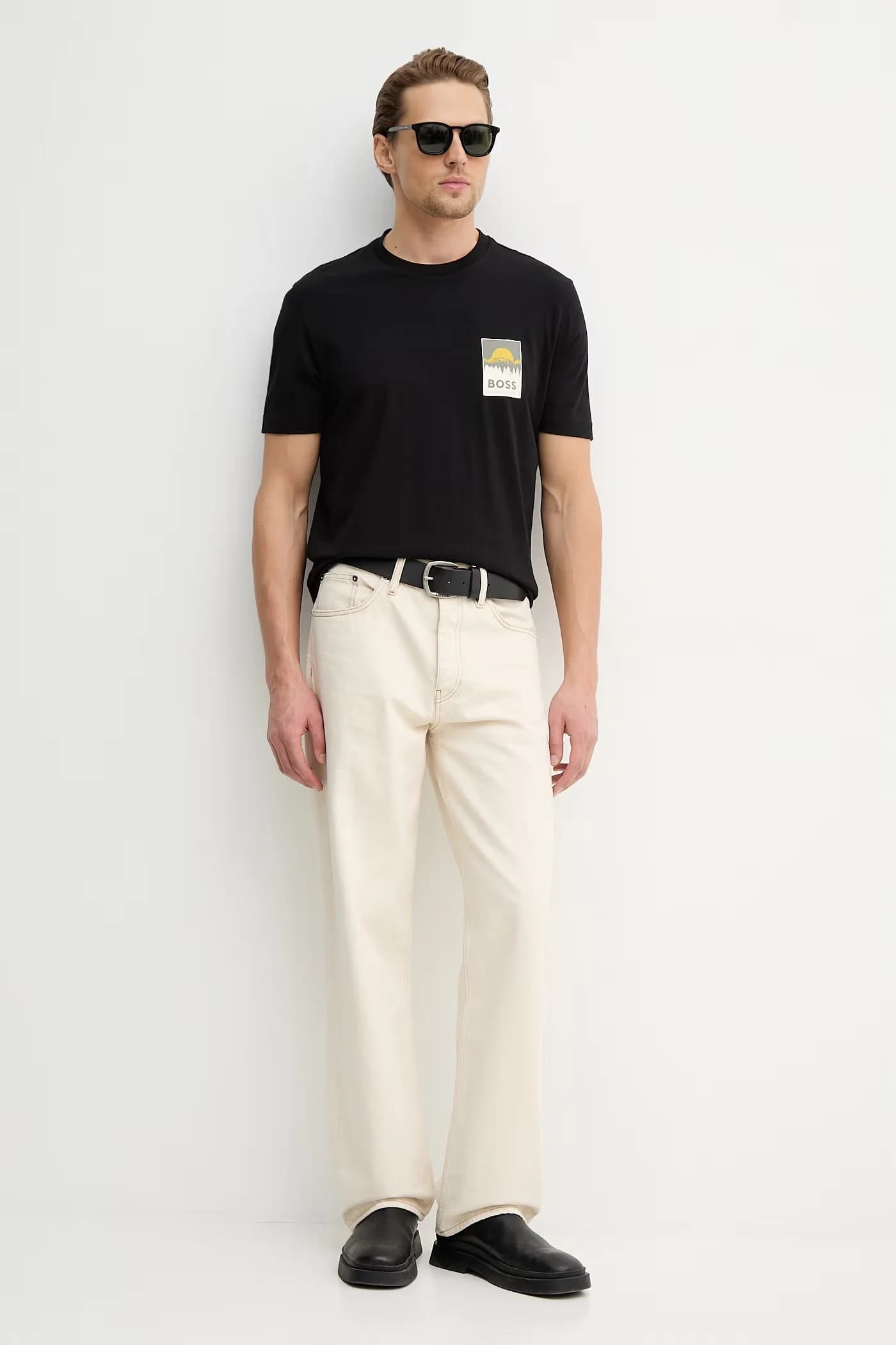 Te_Однотонная хлопковая футболка - фото 2