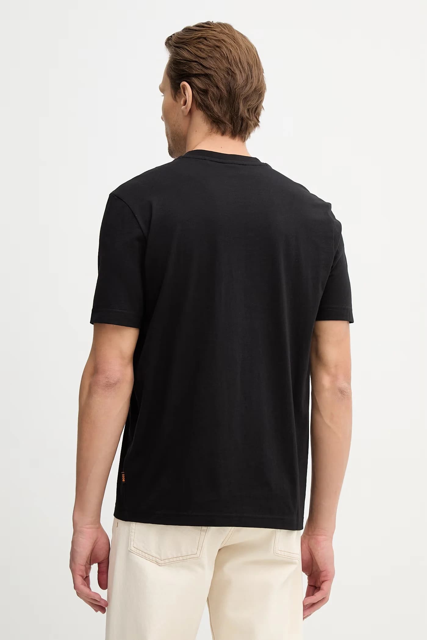 Te_Однотонная хлопковая футболка - фото 3