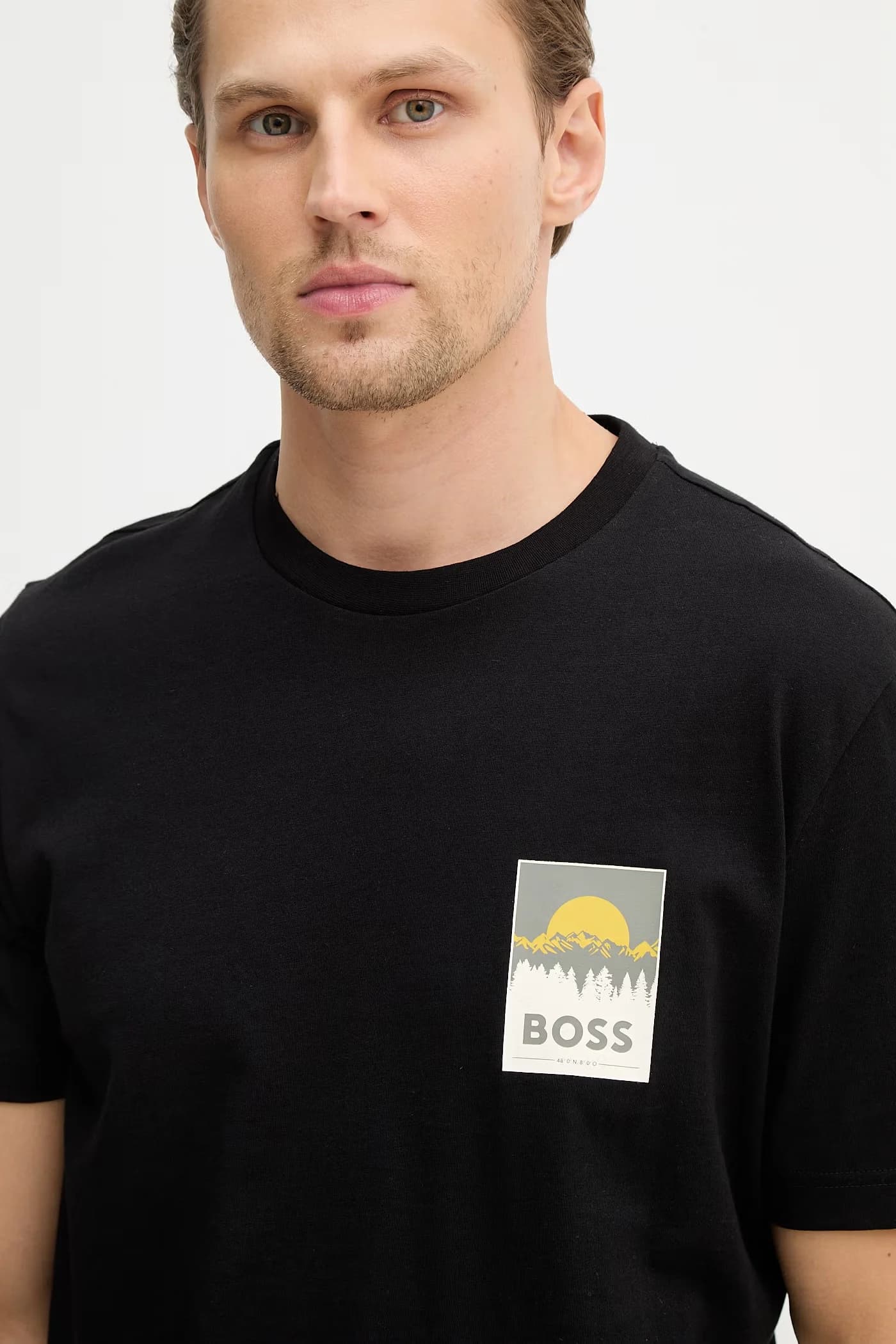 Te_Однотонная хлопковая футболка - фото 4