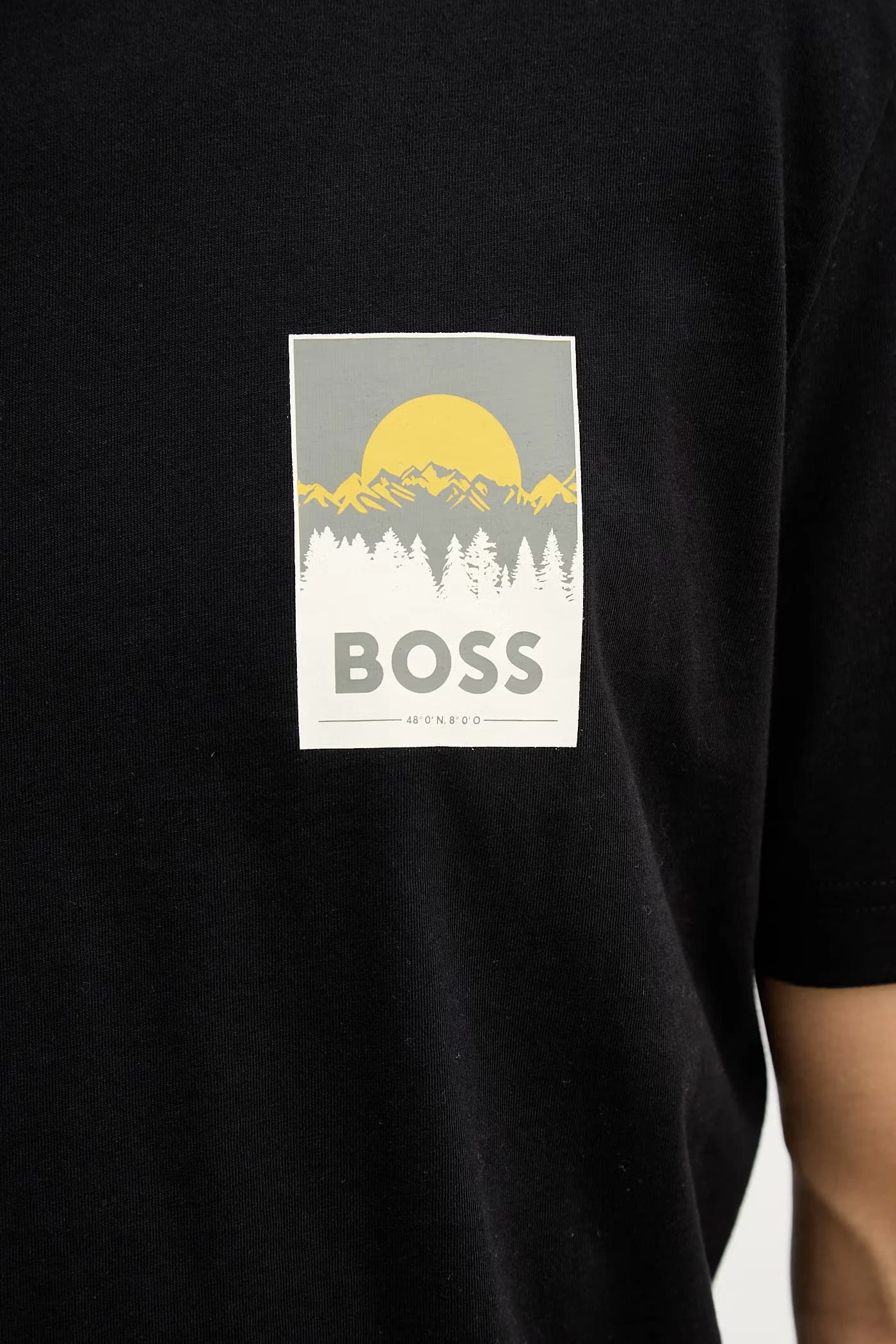 Te_Однотонная хлопковая футболка - фото 5